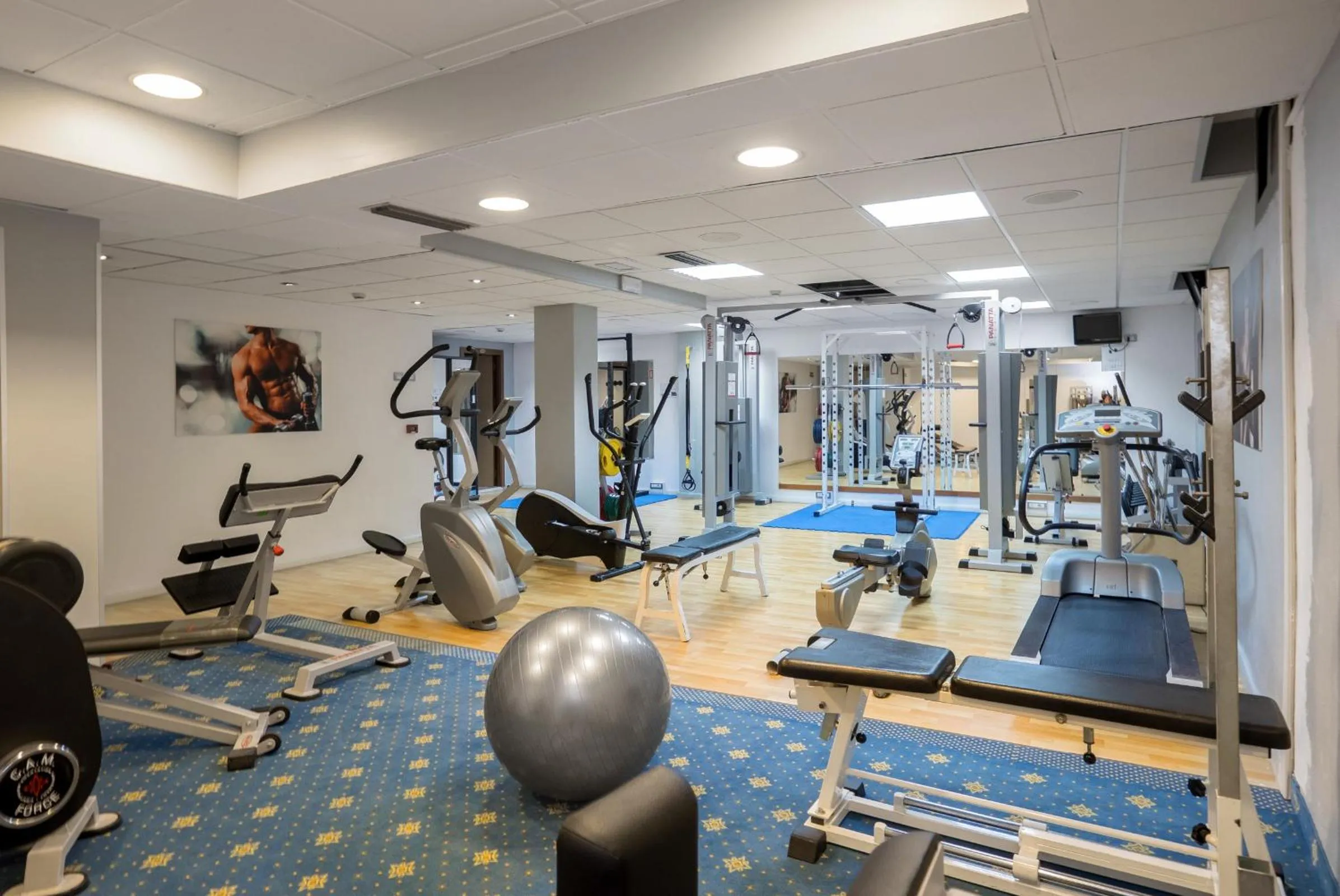 Fitness centre/facilities in Hotel Martini