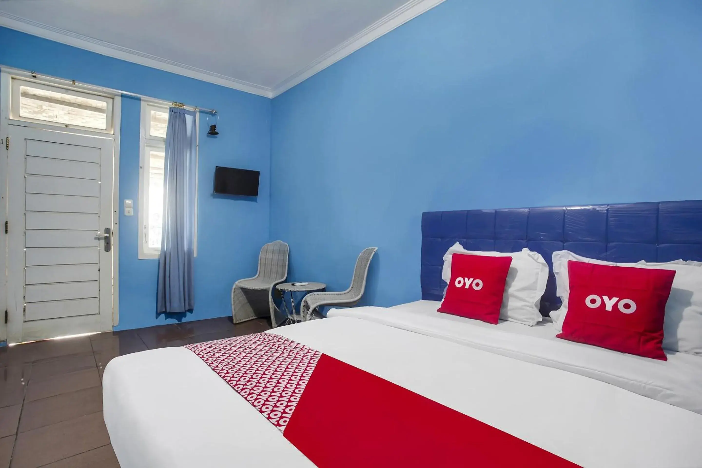 Bedroom, Bed in Hotel O Cottage Putra Mutun Beach Bedroom, Bed in Hotel O Cottage Putra Mutun Beach