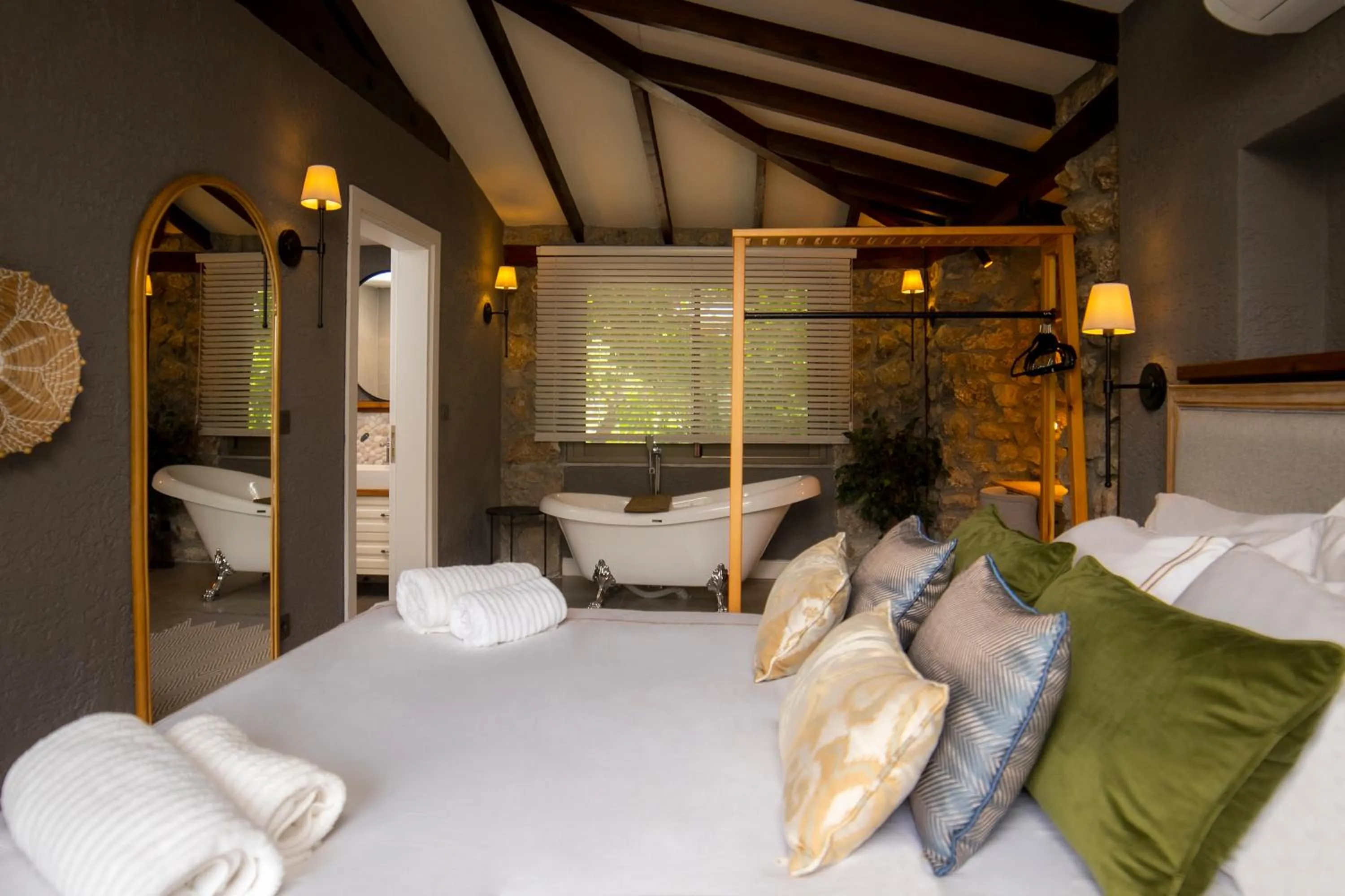 Bed in Kaya Villas Exclusive