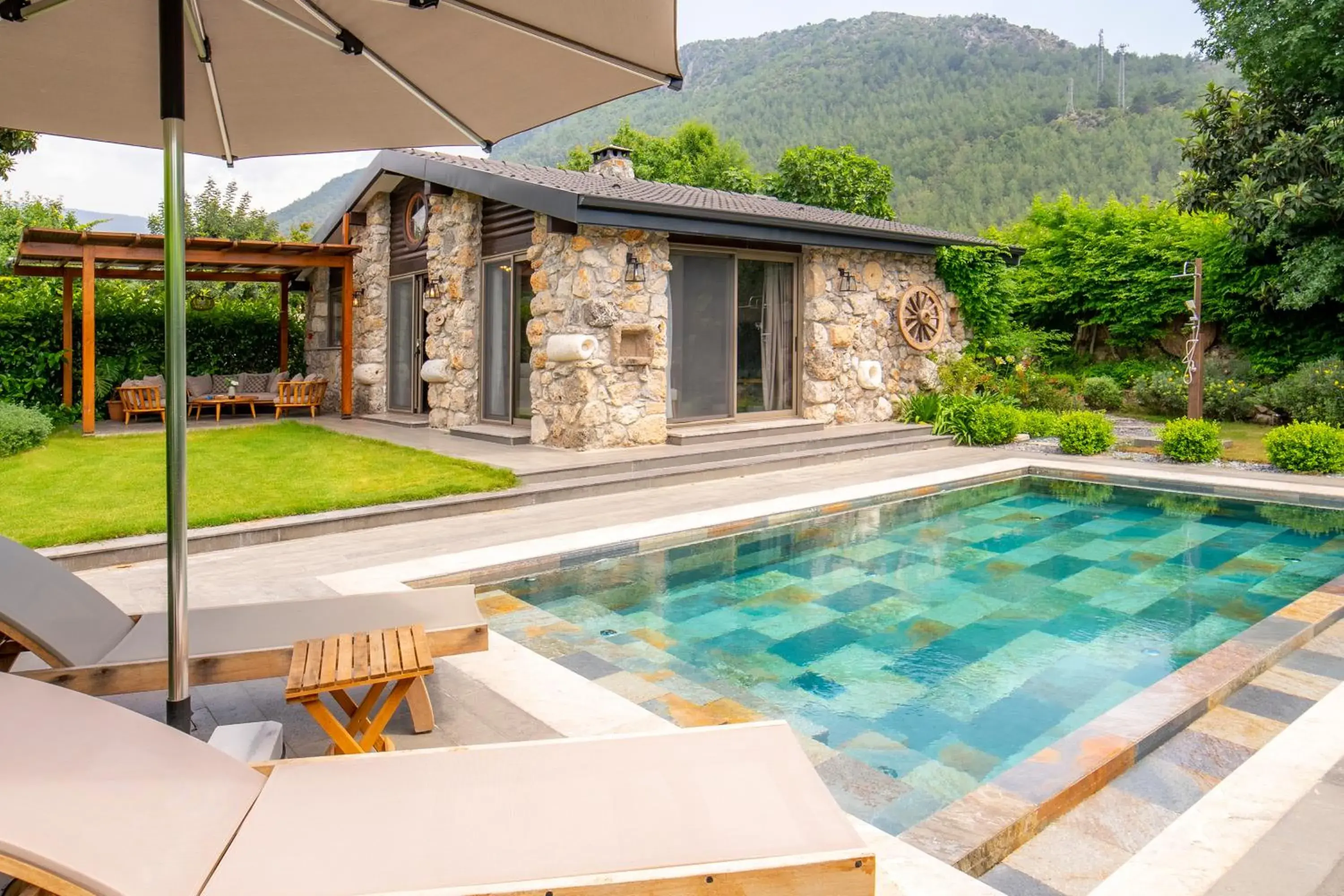 Garden view in Kaya Villas Exclusive Garden view in Kaya Villas Exclusive