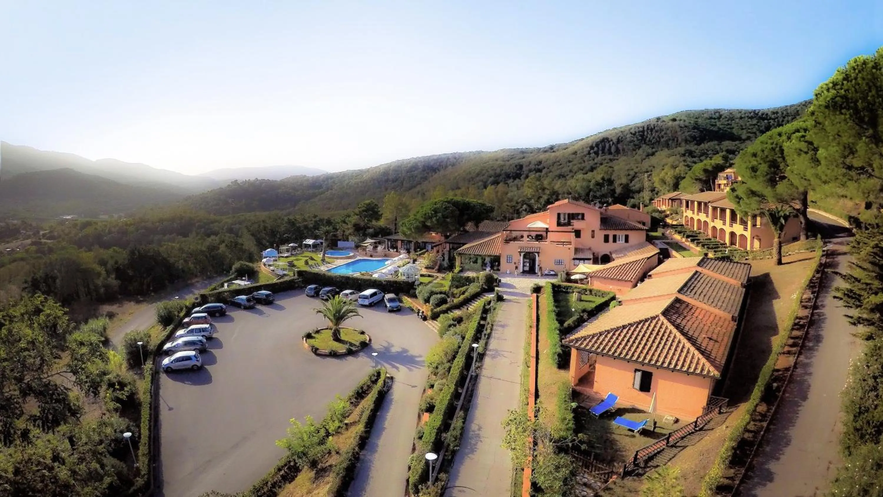 Bird's eye view in Resort Le Picchiaie