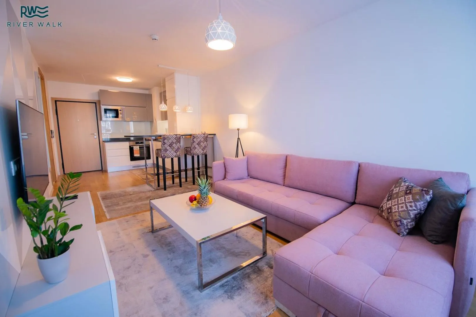 Living room in River Walk Sarajevo