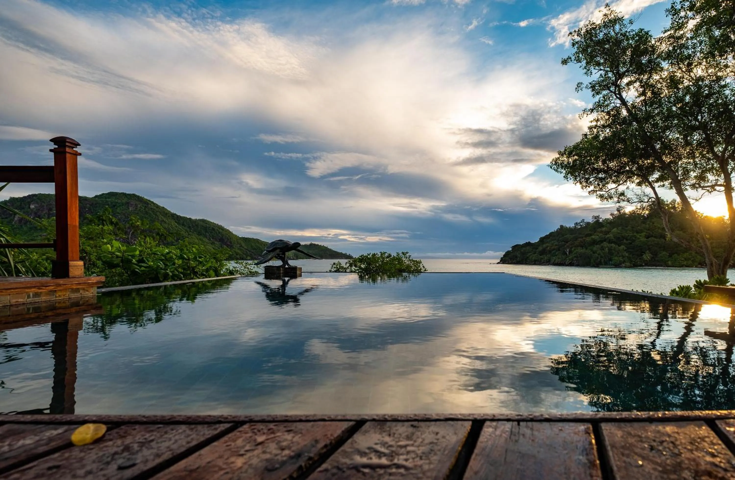 Swimming pool in JA Enchanted Island Resort Seychelles