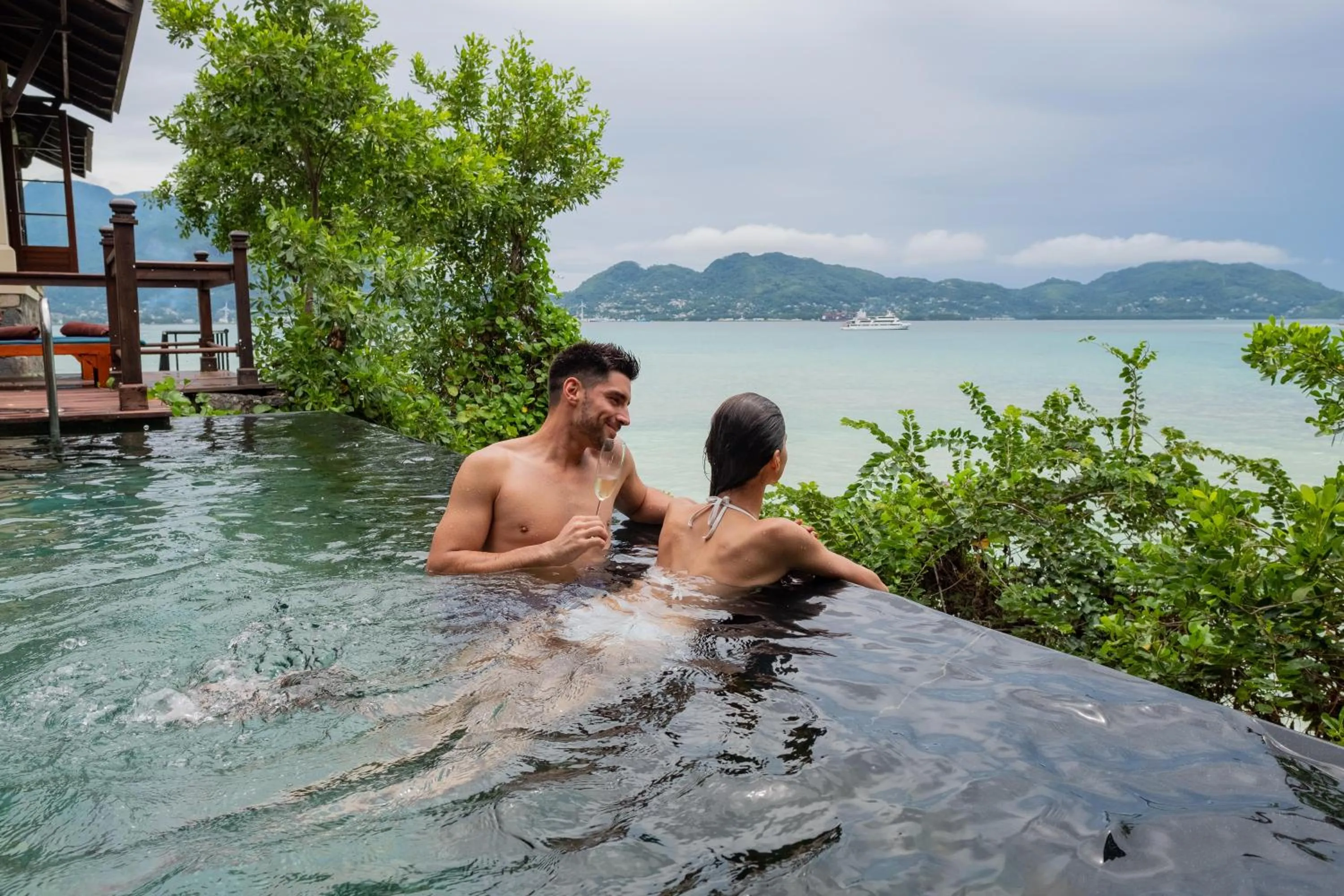 Swimming pool in JA Enchanted Island Resort Seychelles