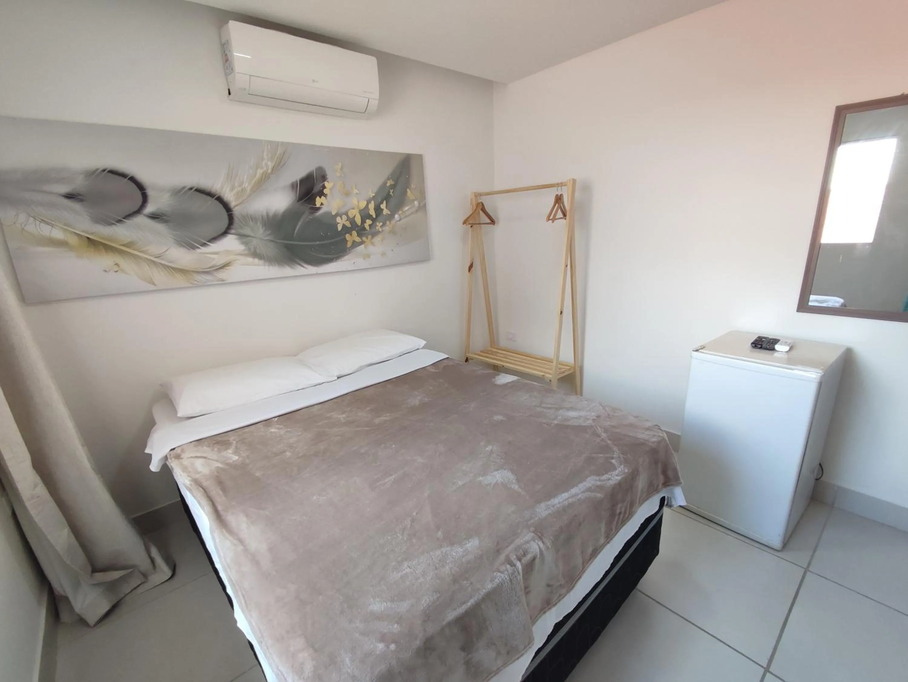 Bed in Pousada Santovo