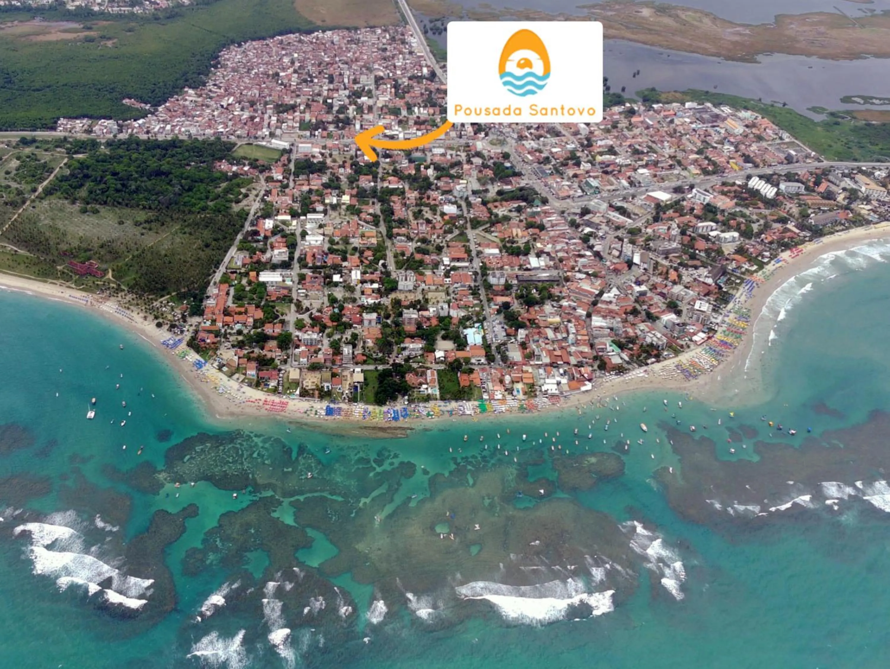 Bird's eye view in Pousada Santovo