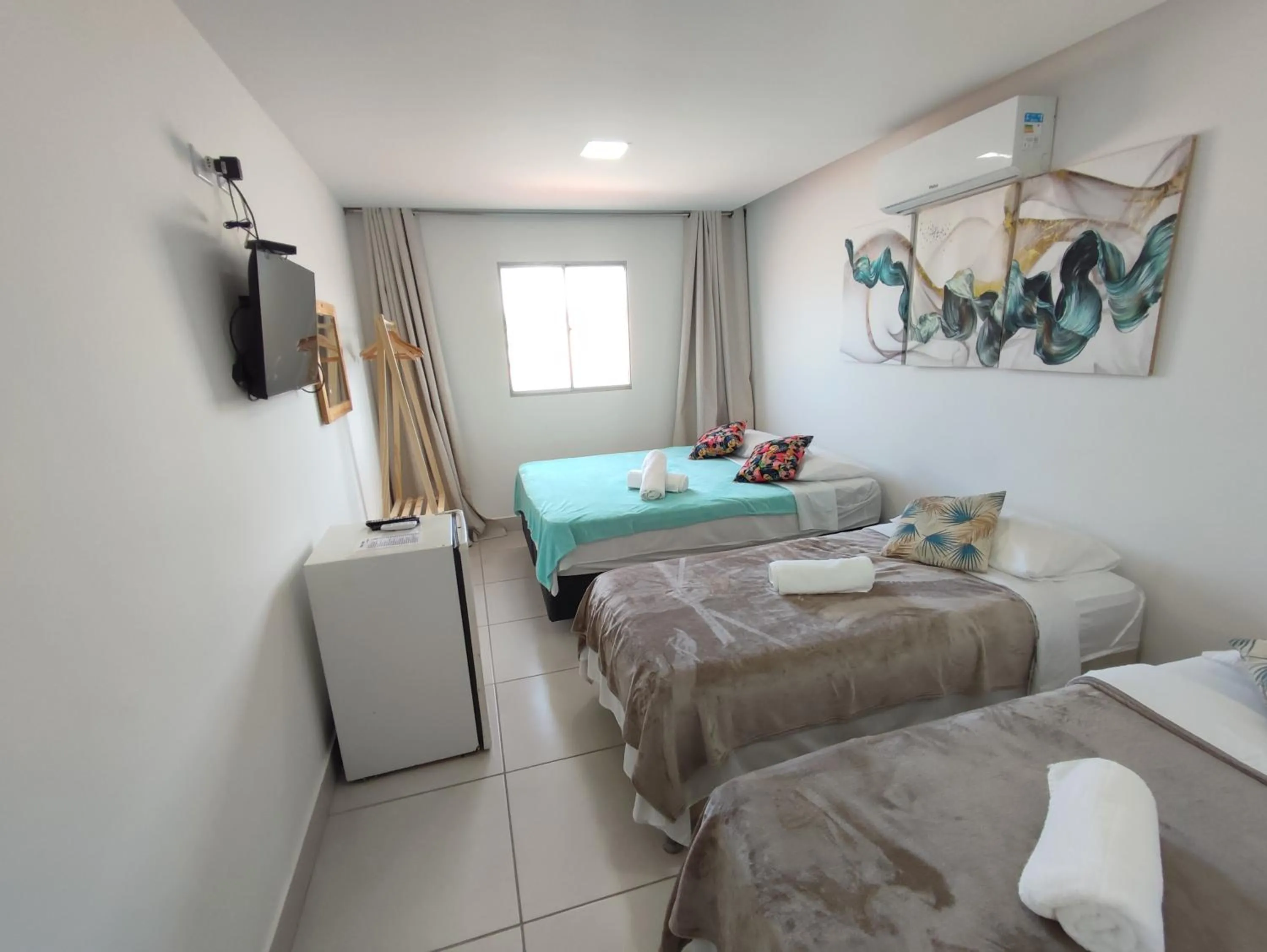 Bed in Pousada Santovo