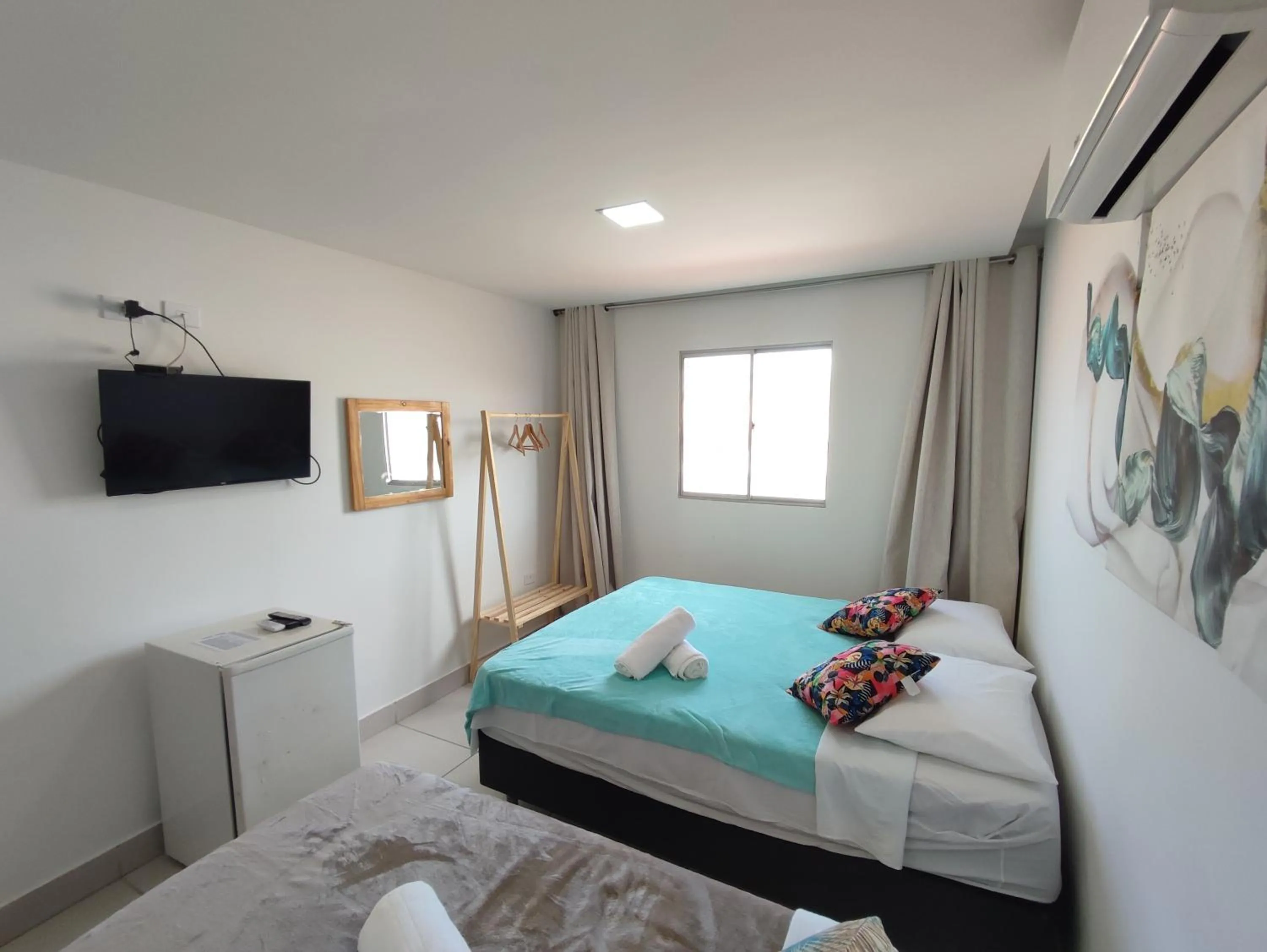 Bed in Pousada Santovo