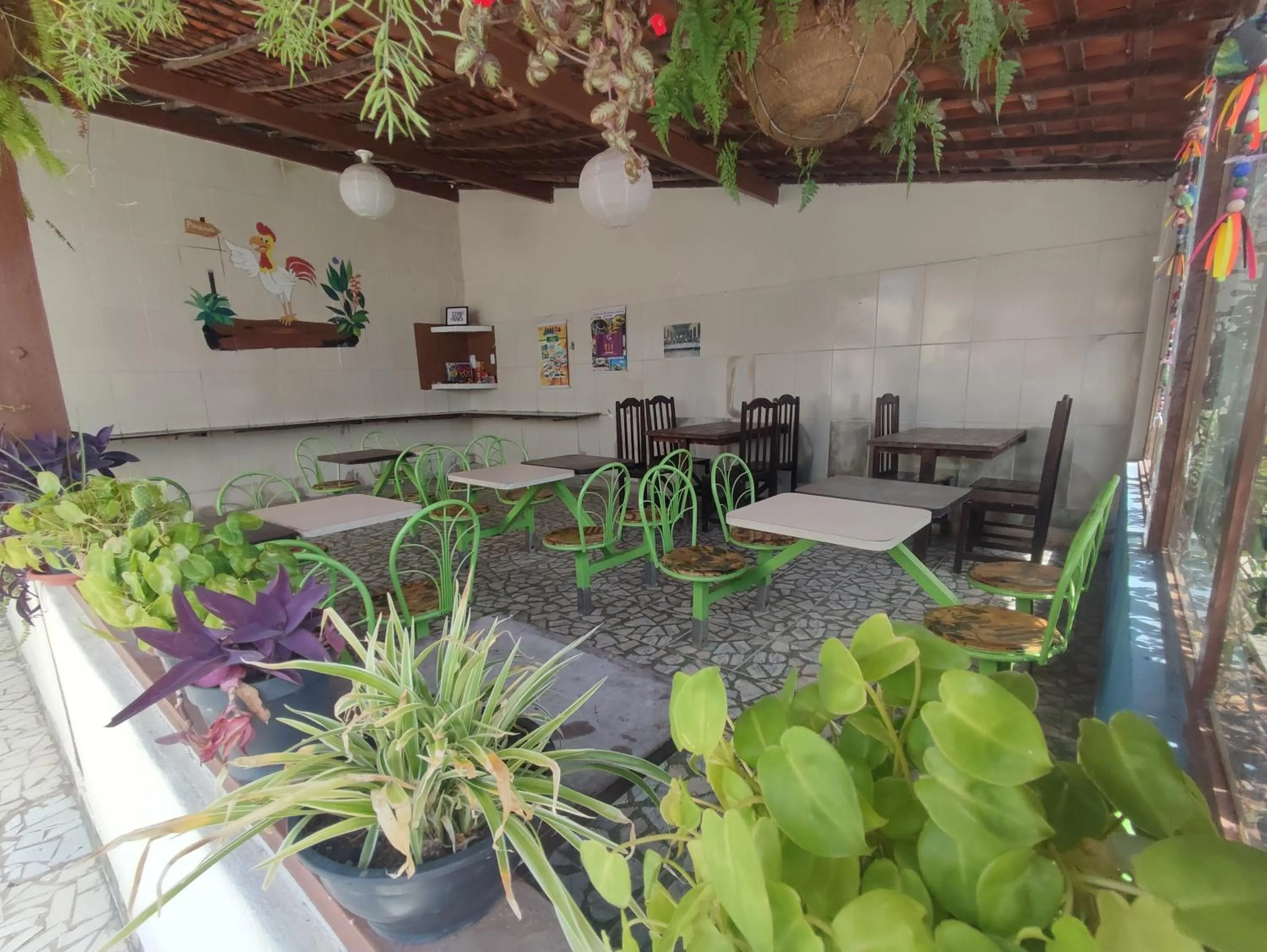 Seating area in Pousada Santovo