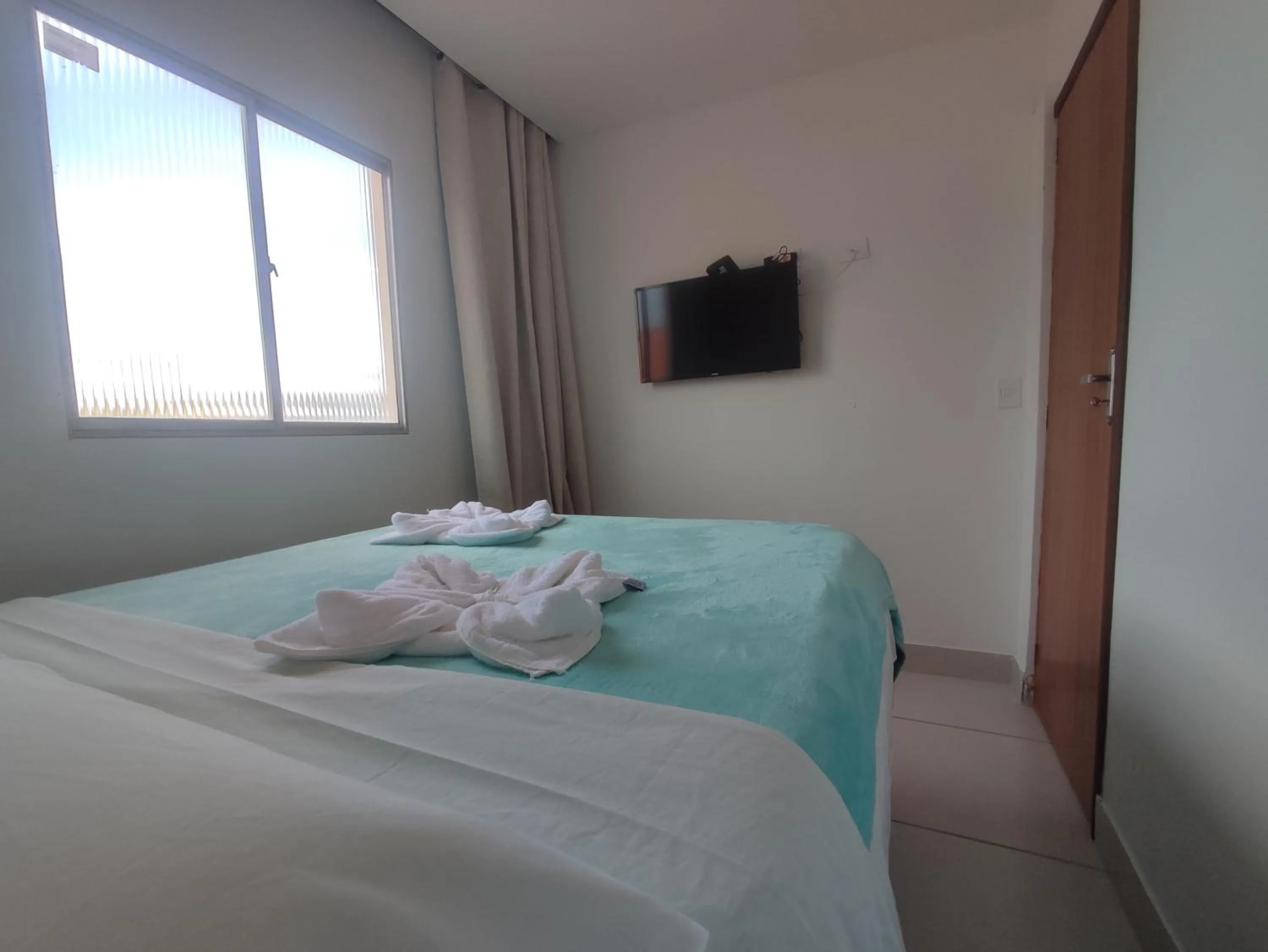 Bed in Pousada Santovo