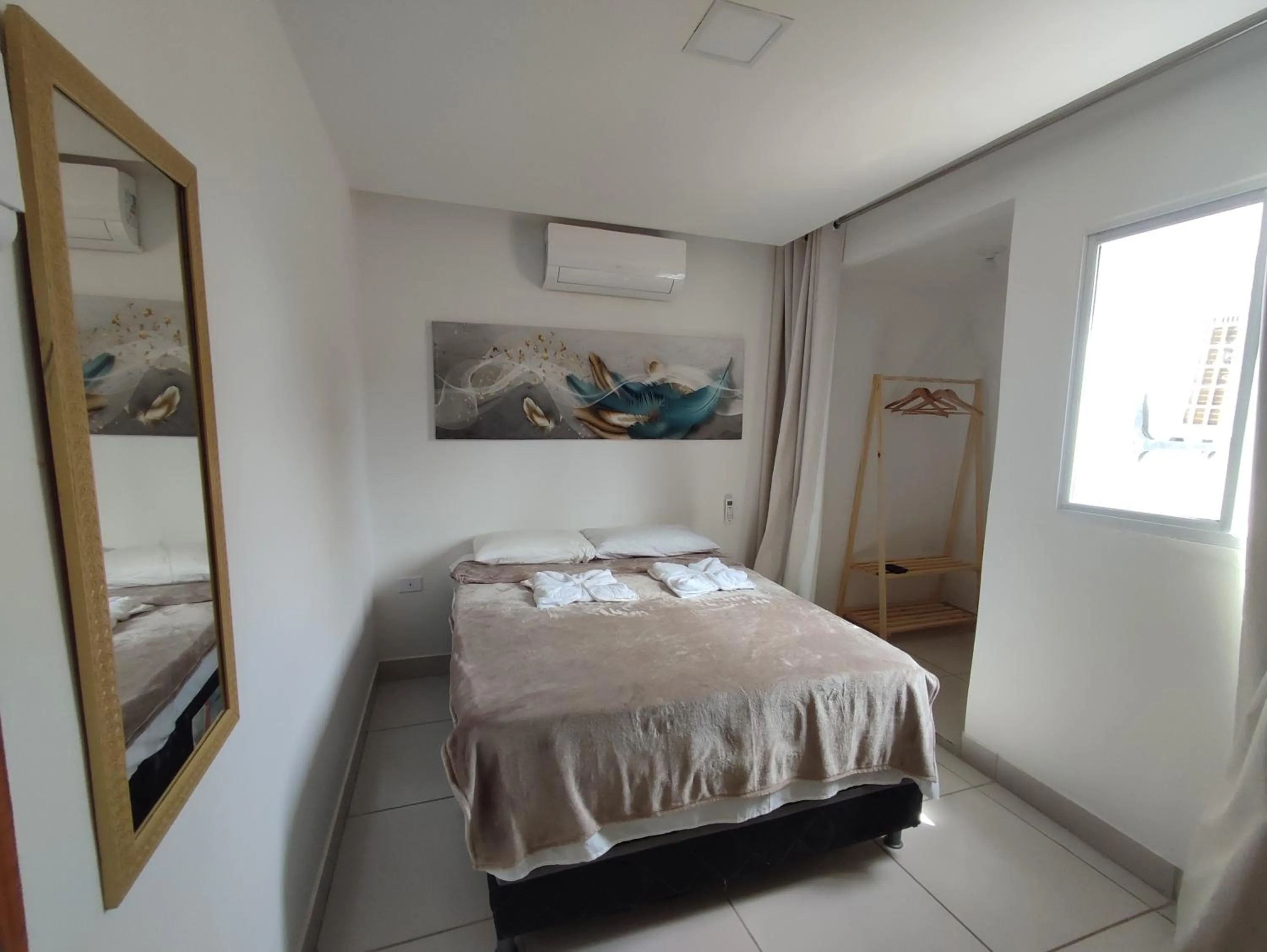 Bed in Pousada Santovo