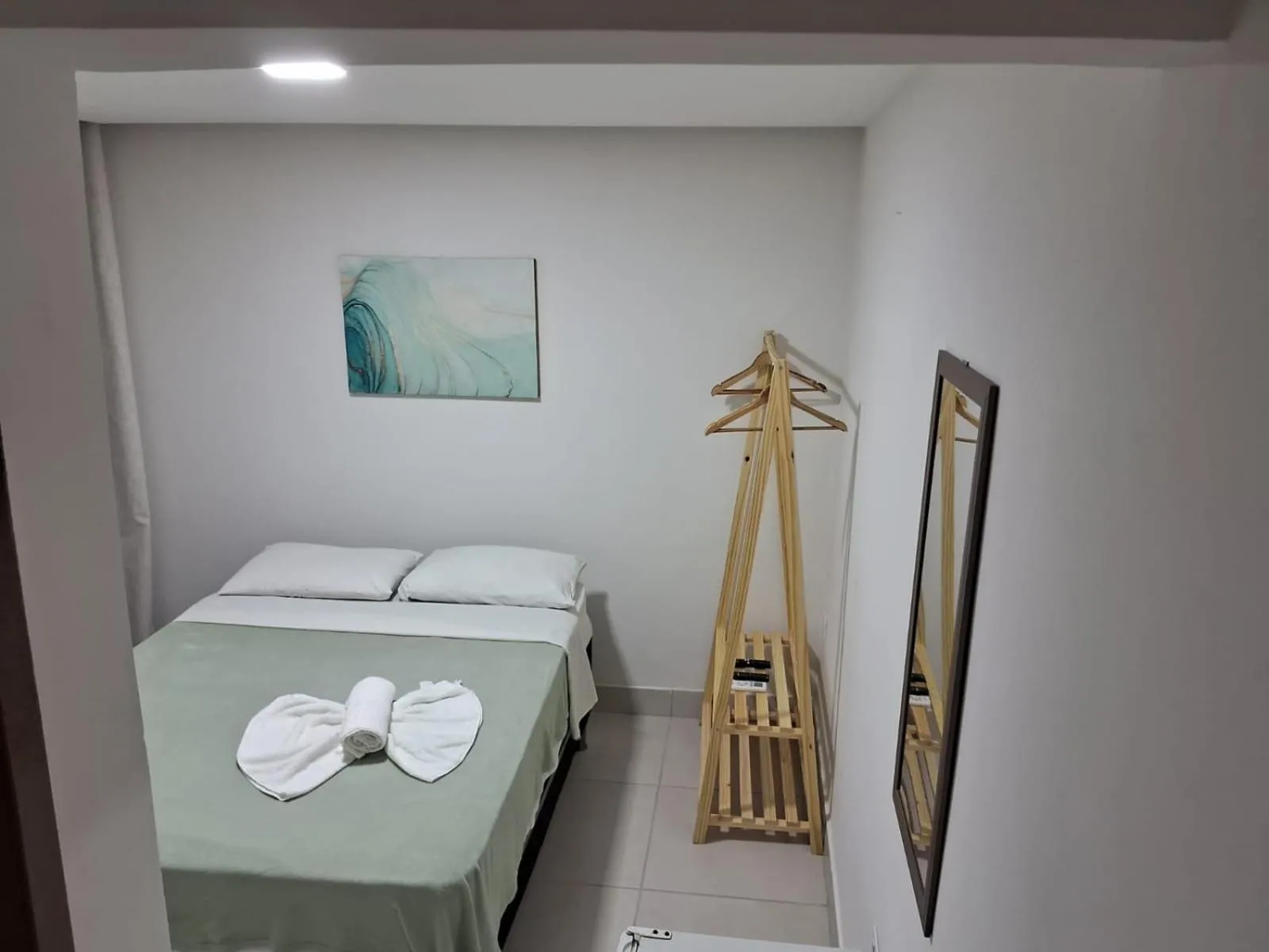 Bed in Pousada Santovo