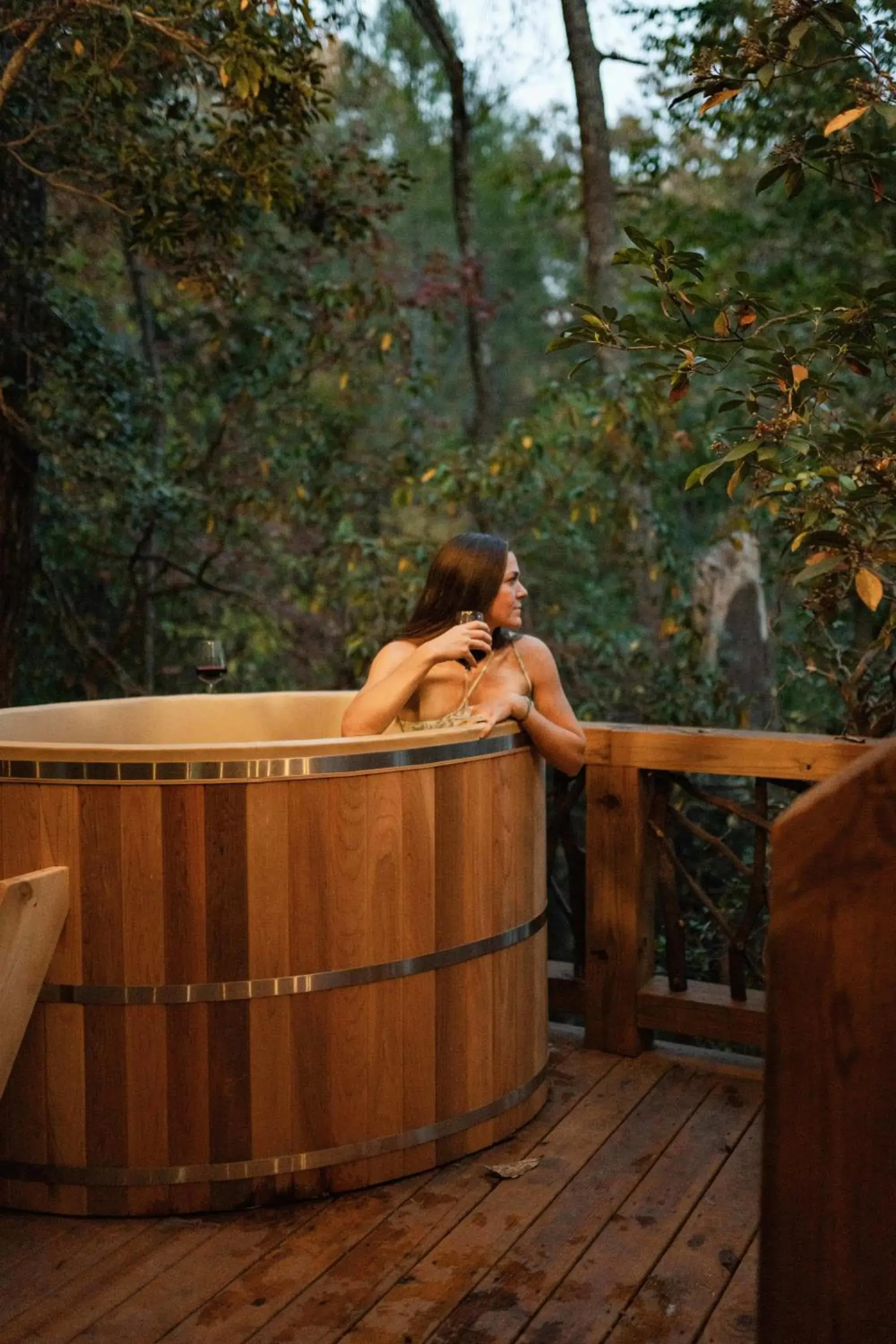 Log Cabin with Mountain View and Privacy Log Cabin with Mountain View and Privacy