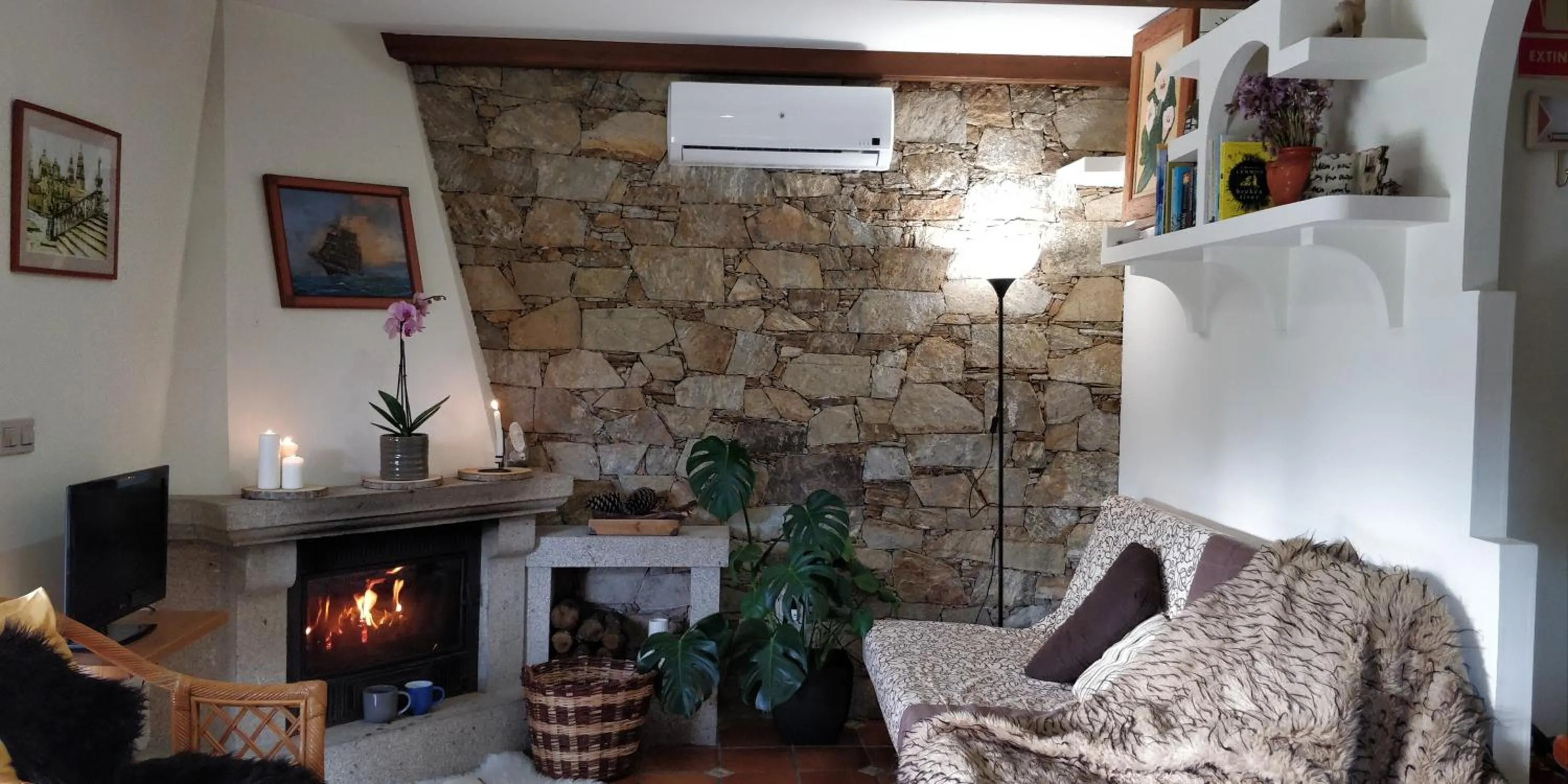Living room in Casa Costaneira