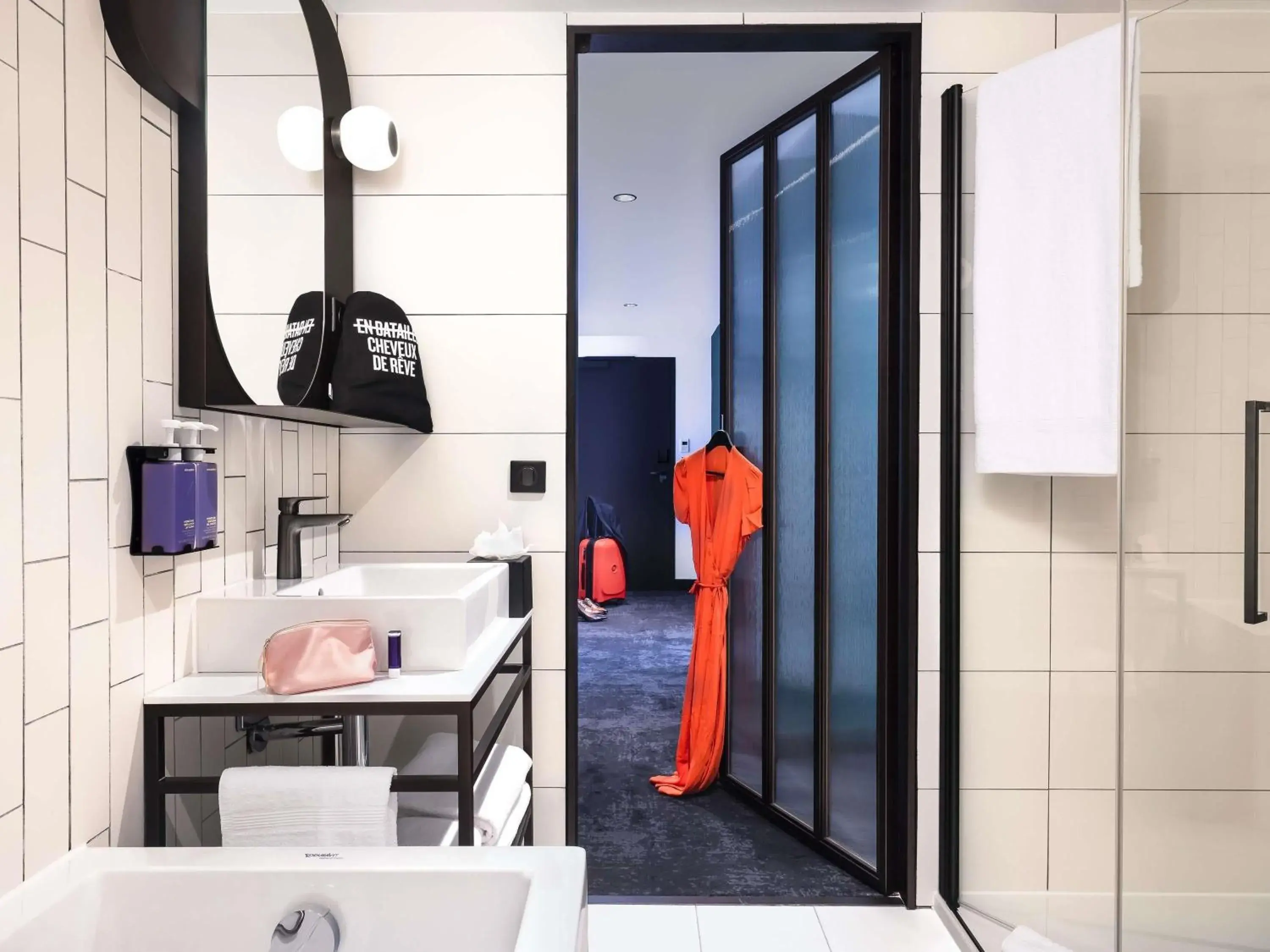 Bedroom in Tribe Paris La Defense Esplanade Bedroom in Tribe Paris La Defense Esplanade