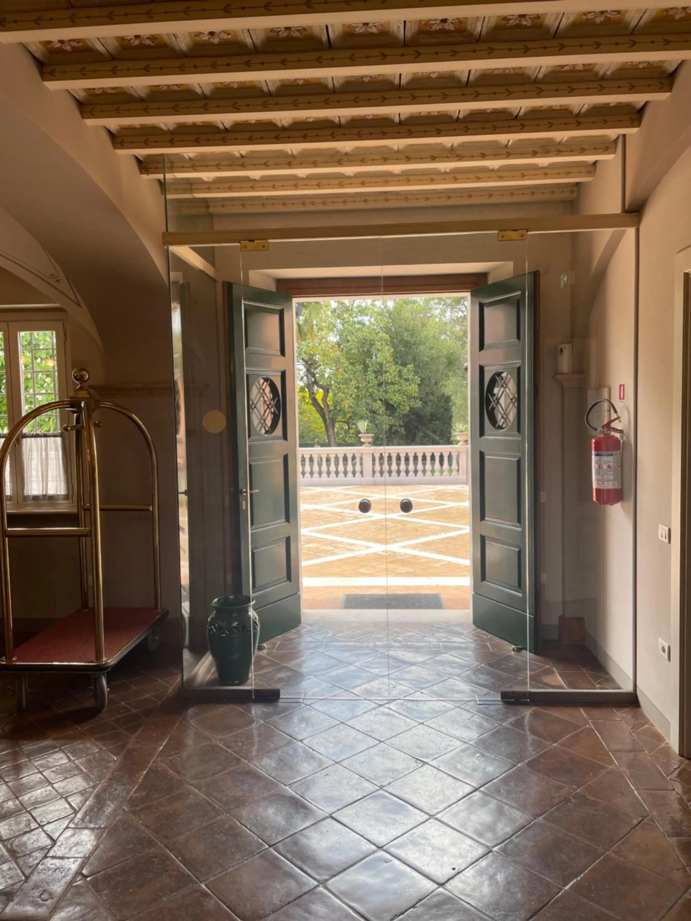 Facade/entrance in Villa Santa Barbara