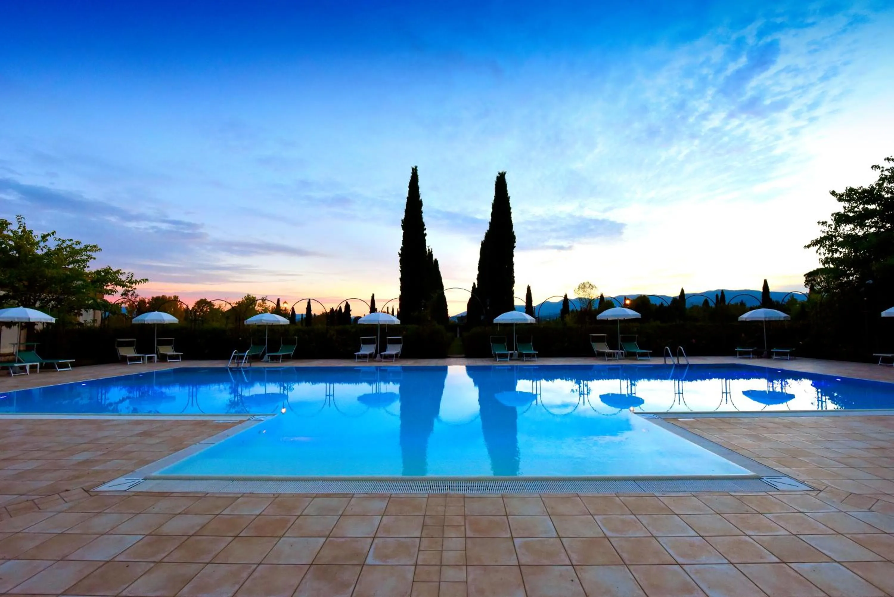 Pool view in Villa Santa Barbara