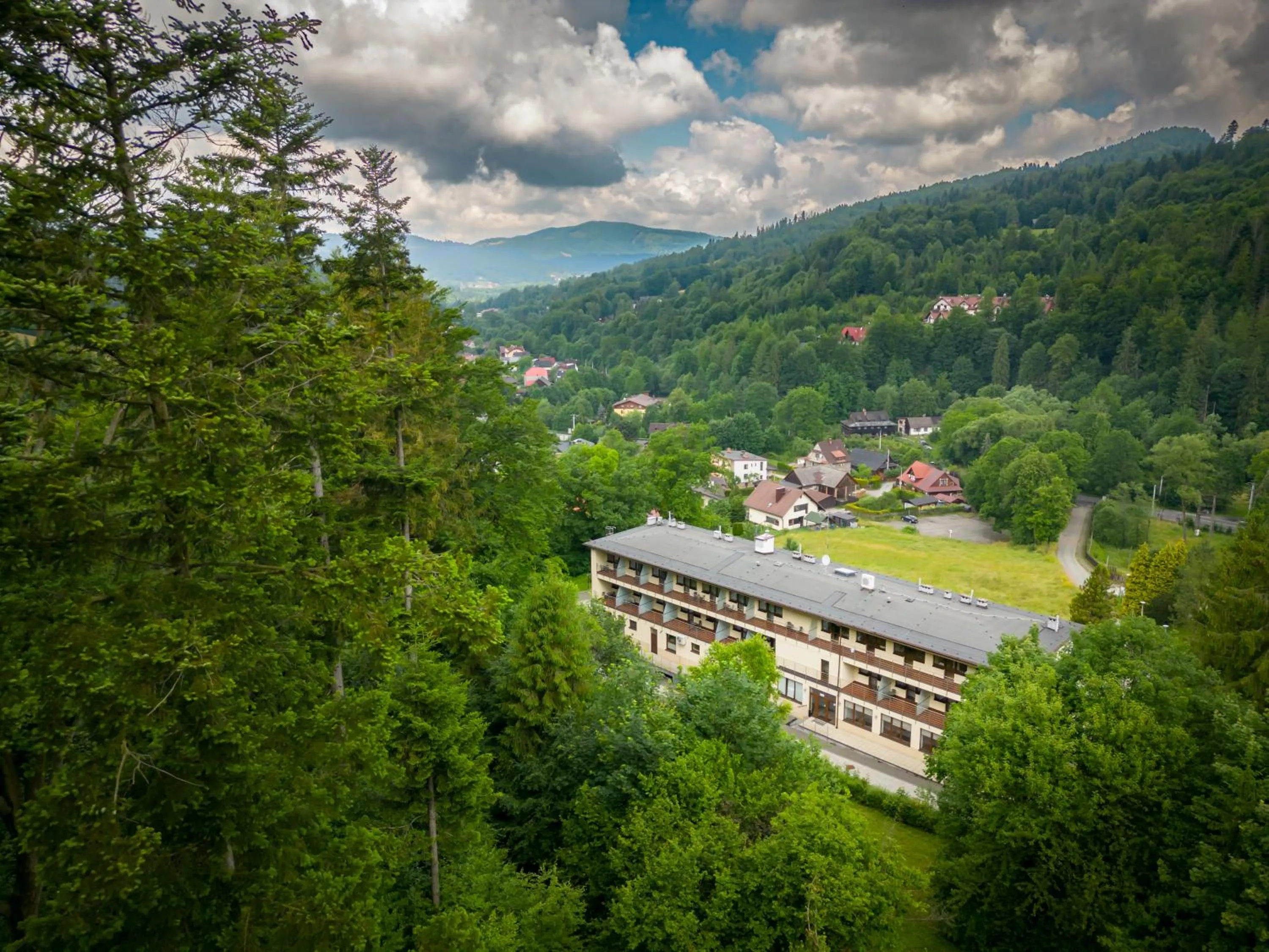 Bird's eye view in Hotel Podium
