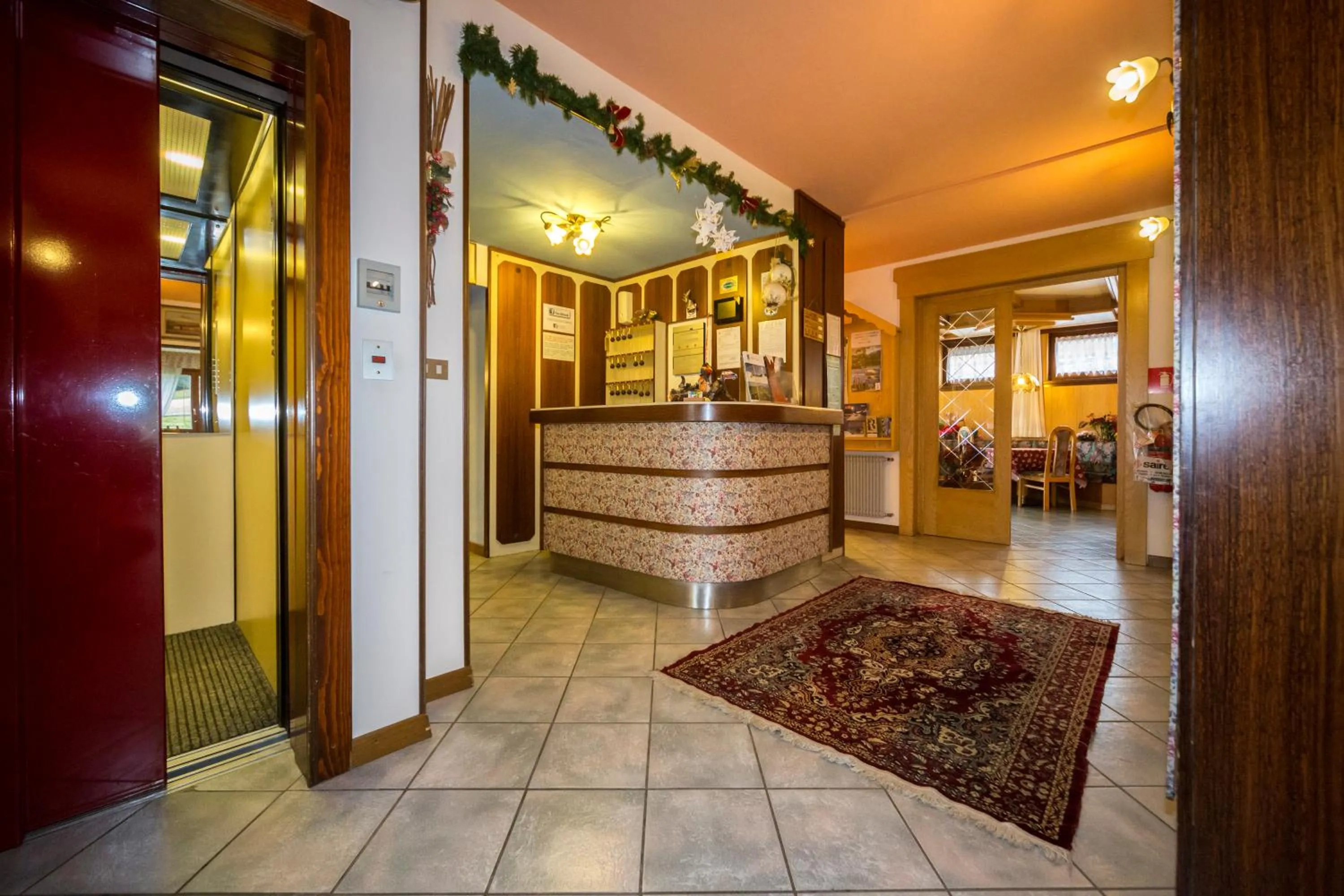 Lobby or reception in Hotel Trentino