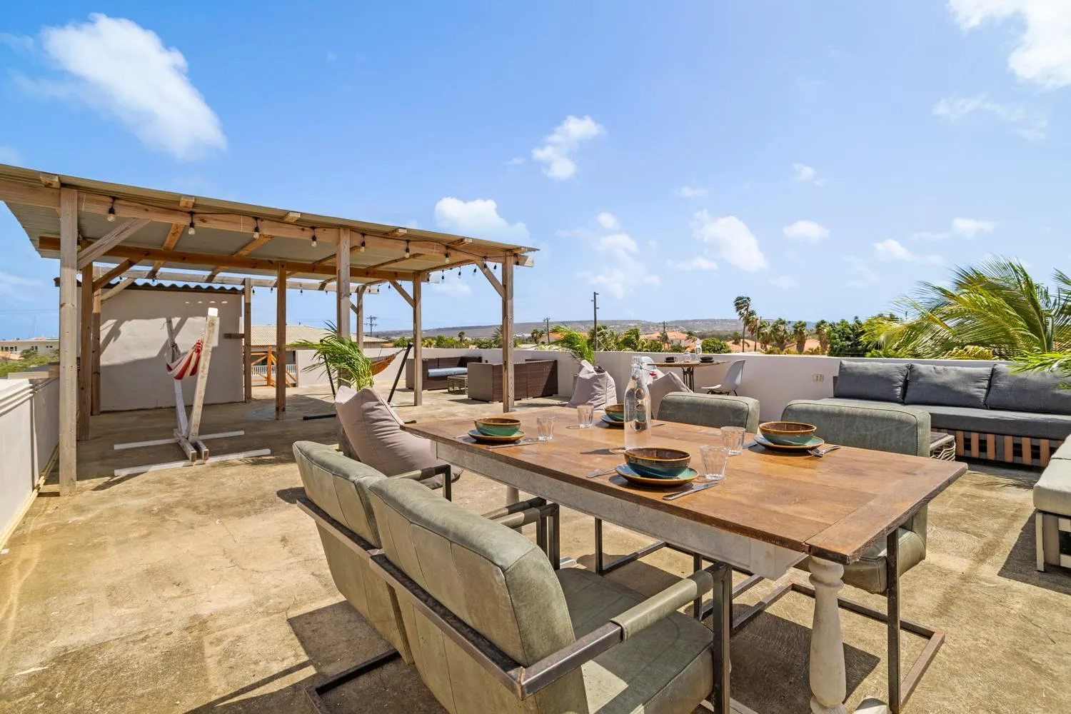 Balcony/Terrace in The Hut Bonaire