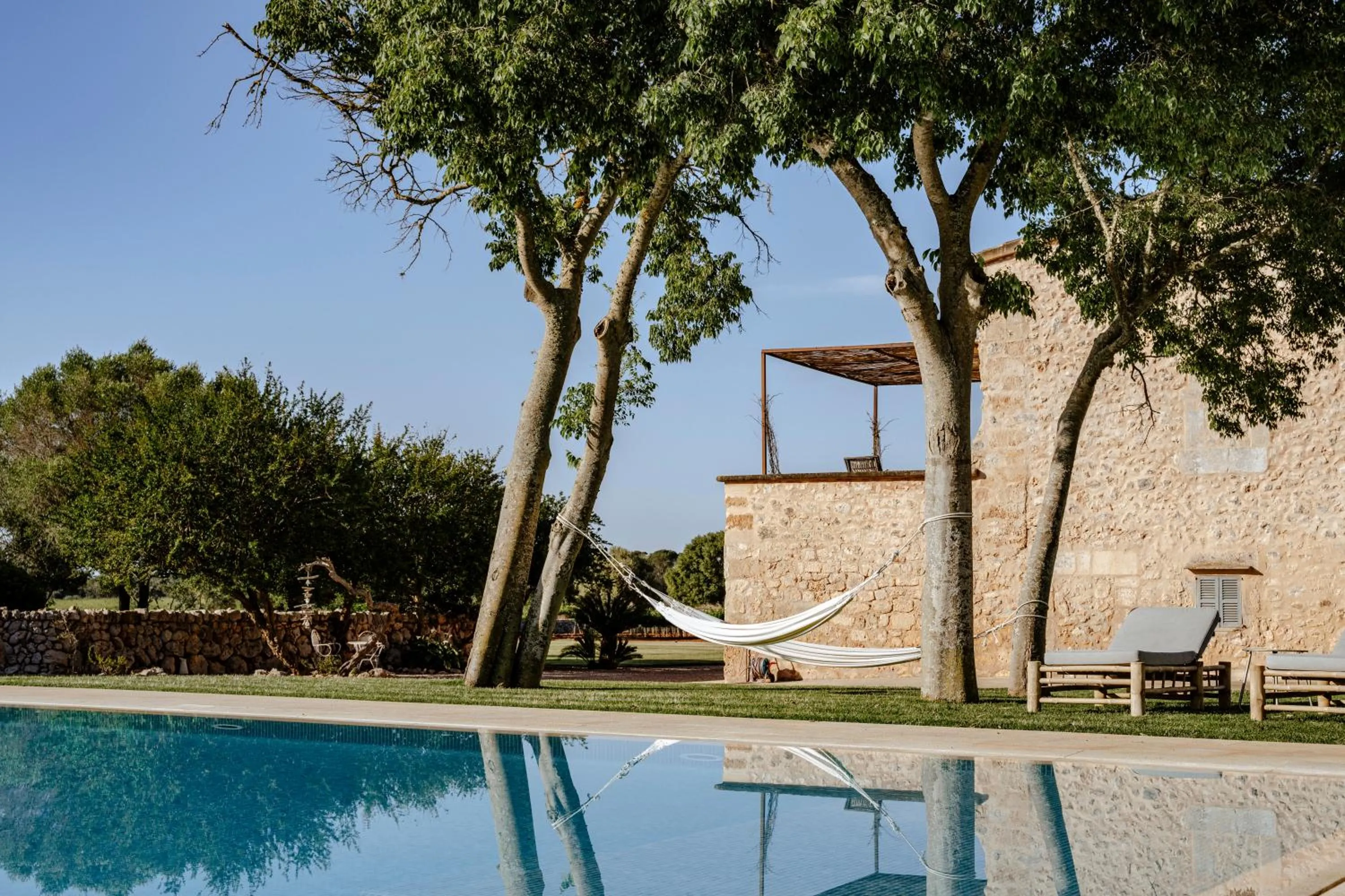Pool view in Finca Gomera - Agroturismo Hotel