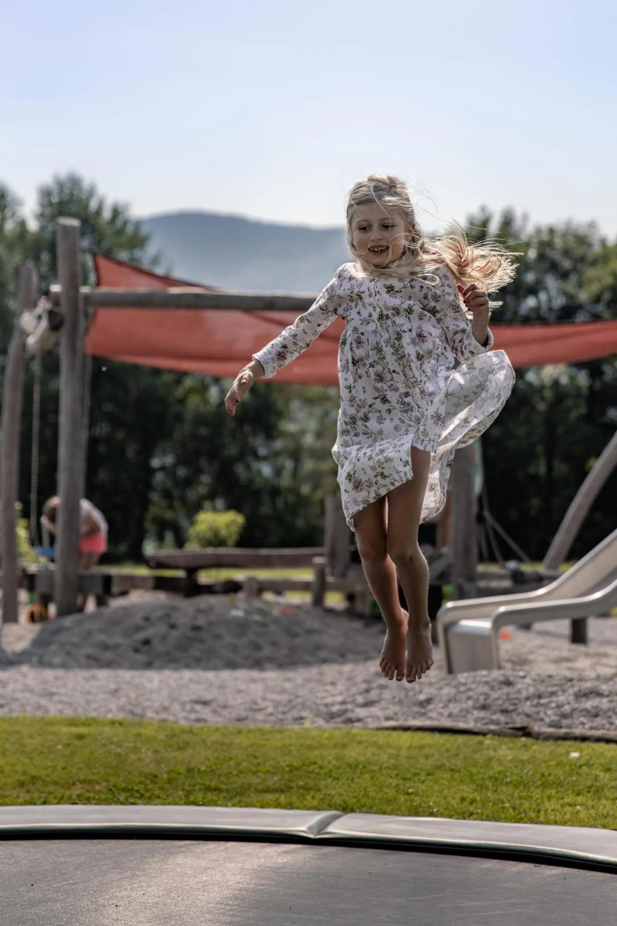 Children play ground in Biohof Ebengut