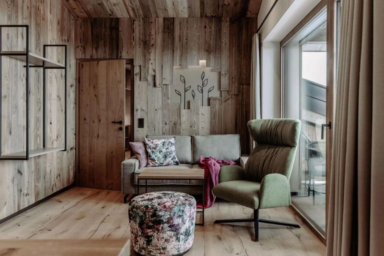 Seating area in Biohof Ebengut