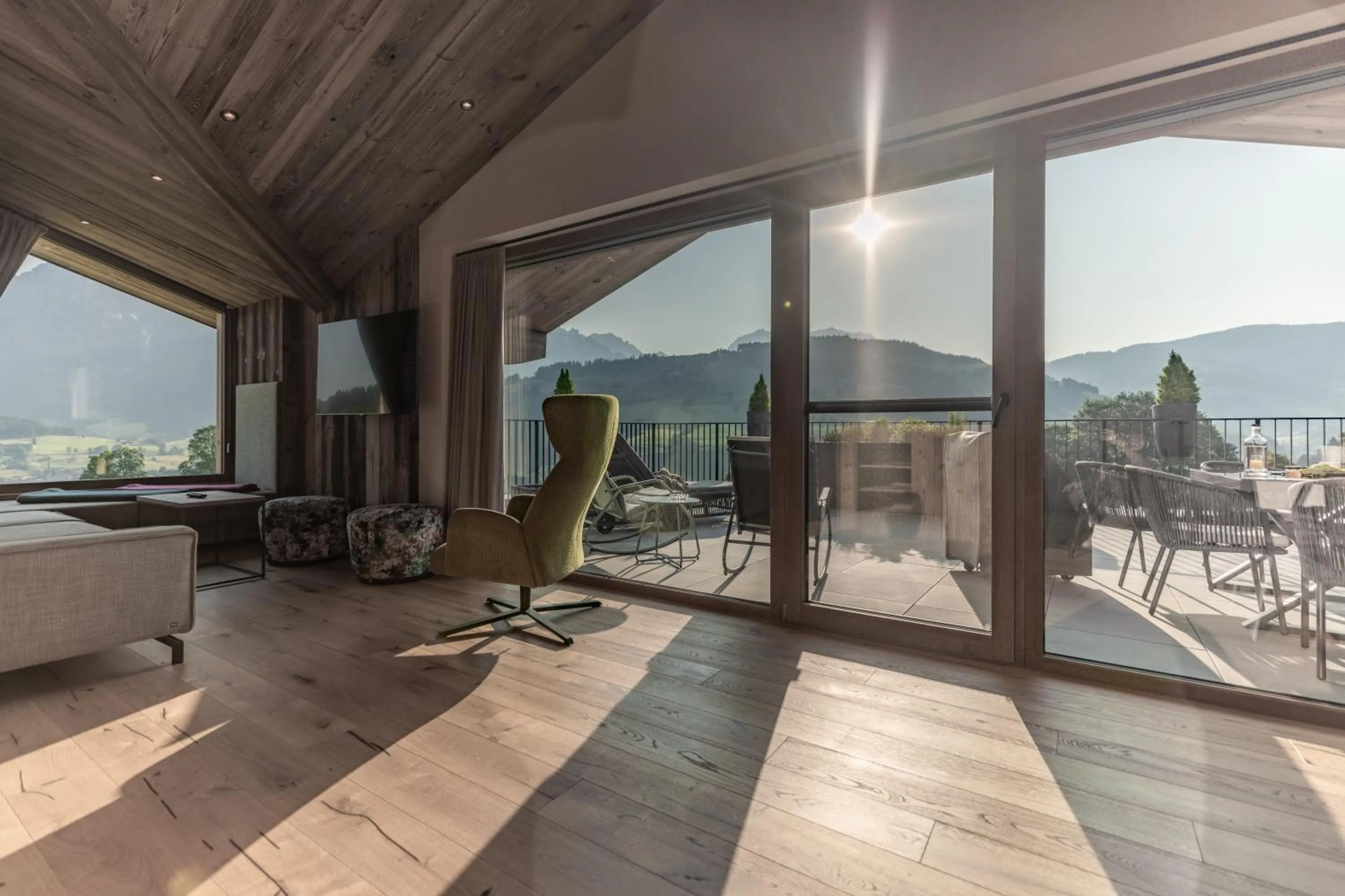 View (from property/room) in Biohof Ebengut