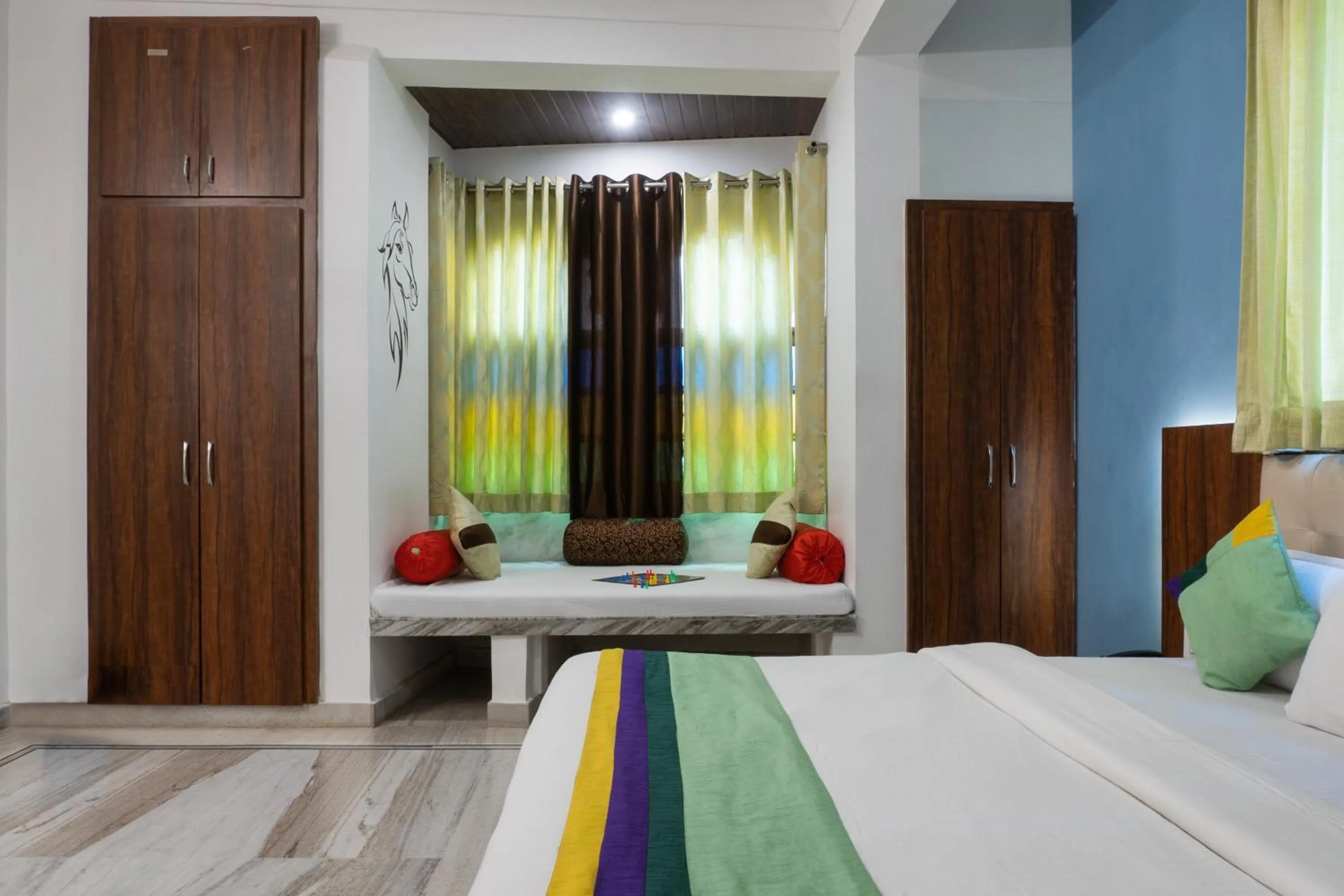 Bedroom, Bed in Treebo The Fresco Lake Pichola