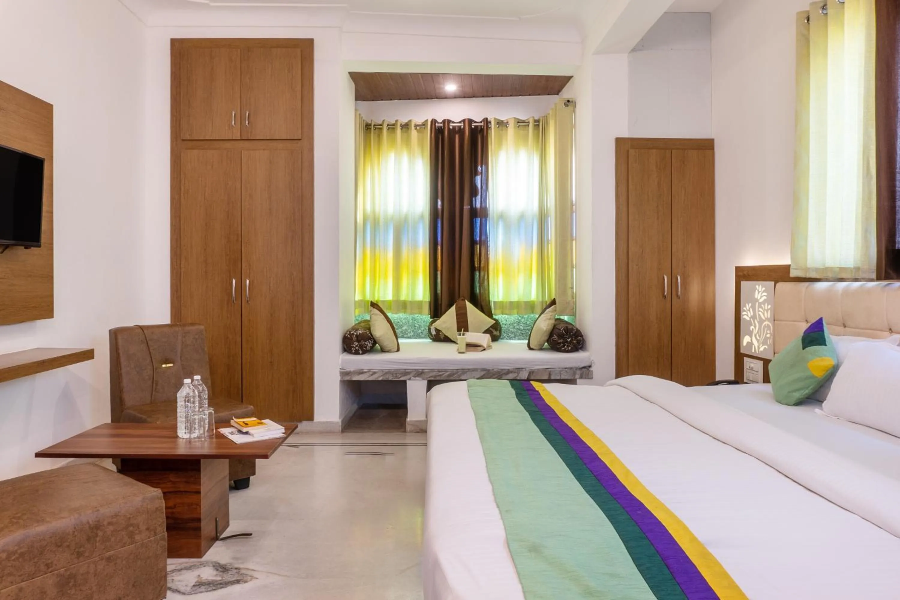 Bedroom, Bed in Treebo The Fresco Lake Pichola