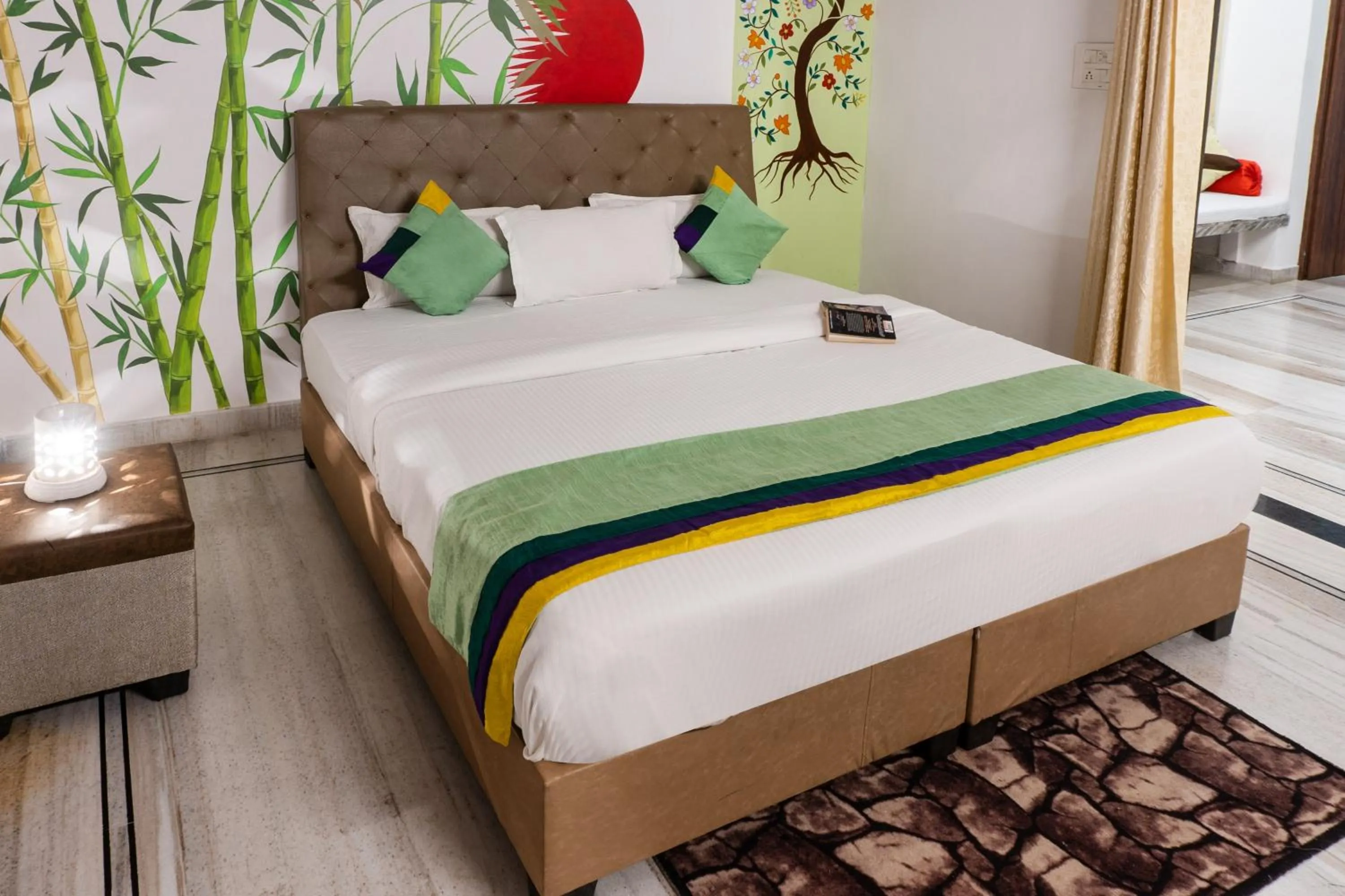 Bedroom, Bed in Treebo The Fresco Lake Pichola