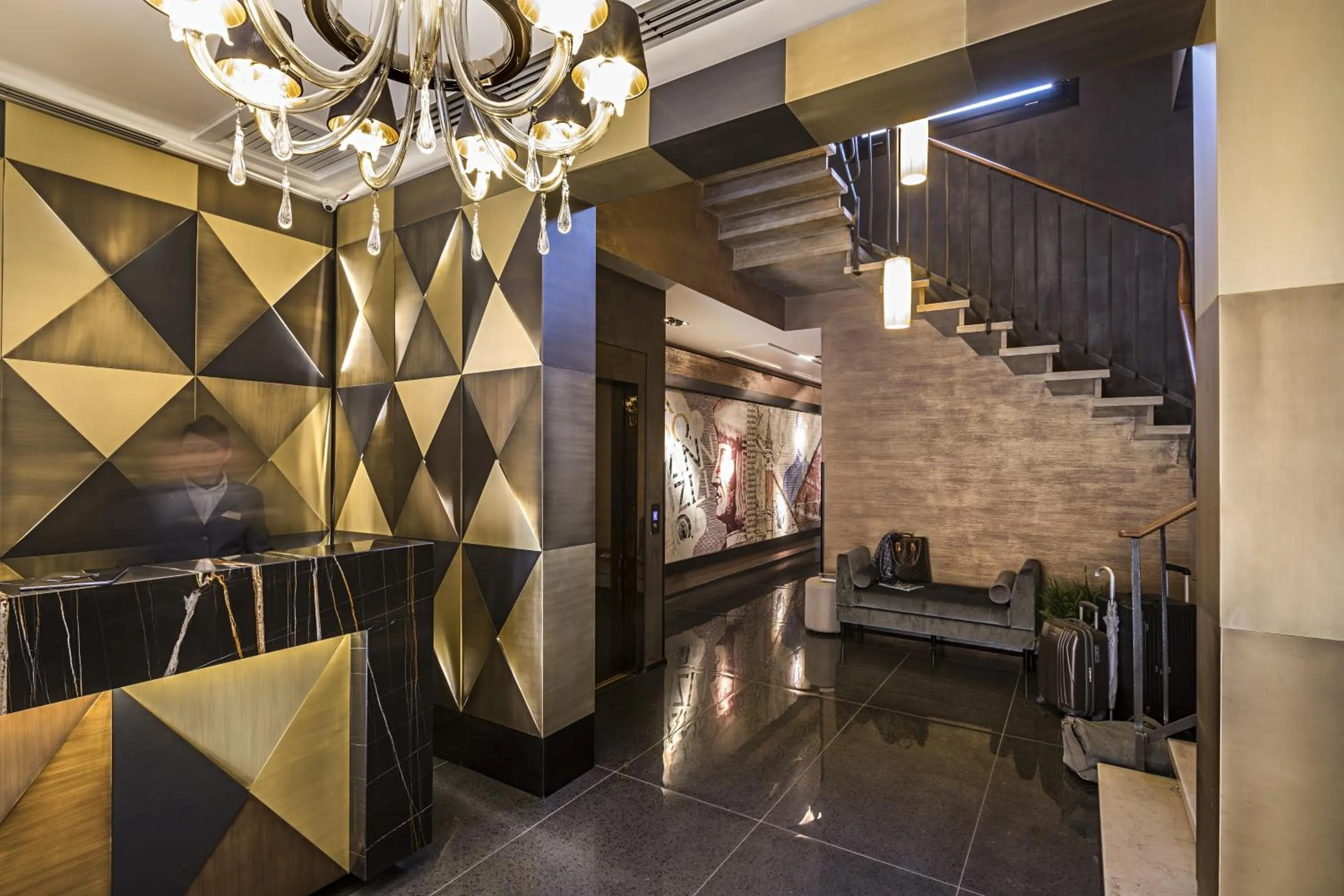 Lobby or reception in The Venice Times