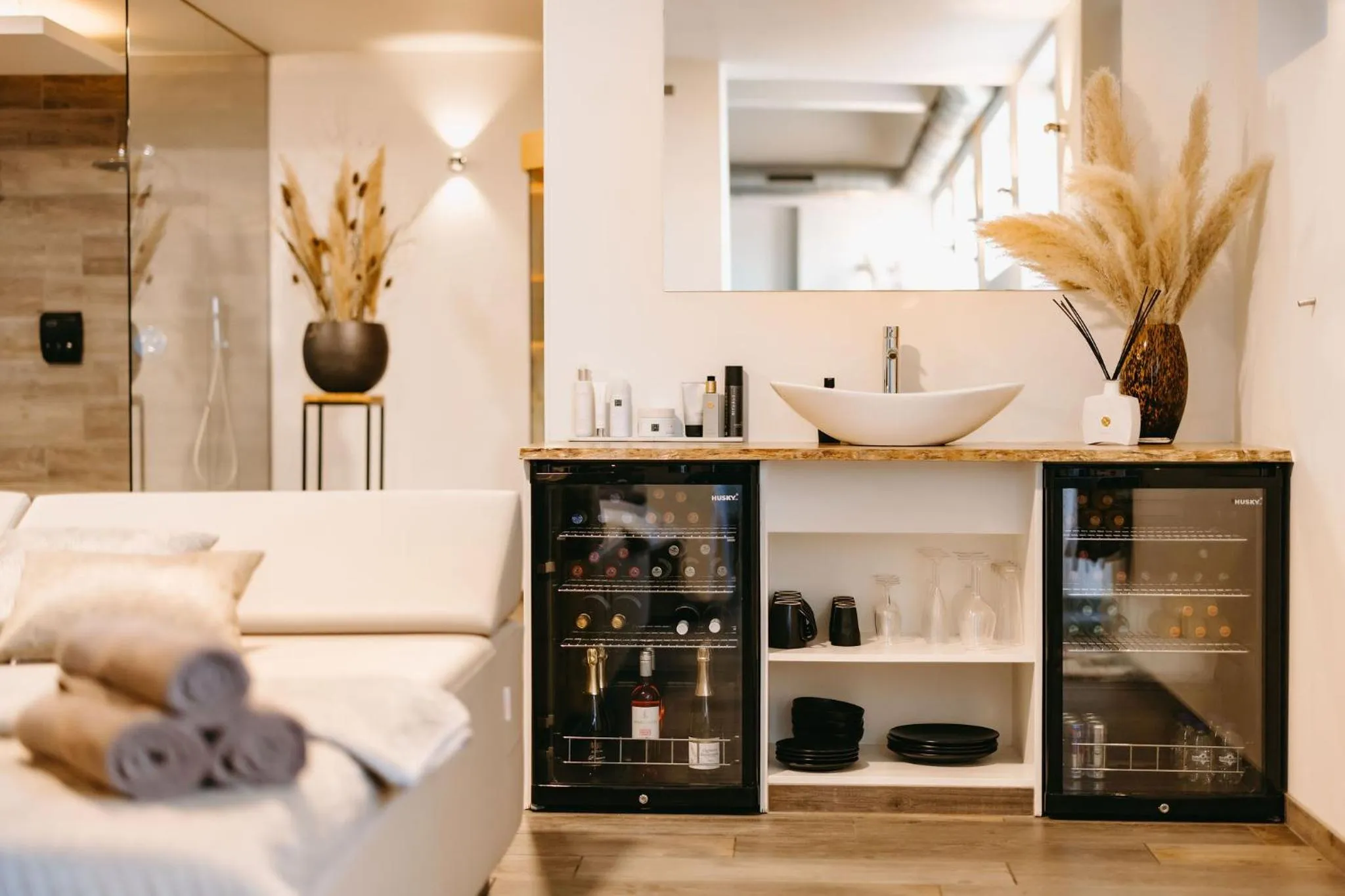 Kitchen or kitchenette in Maas en Waal Wellness & Suites