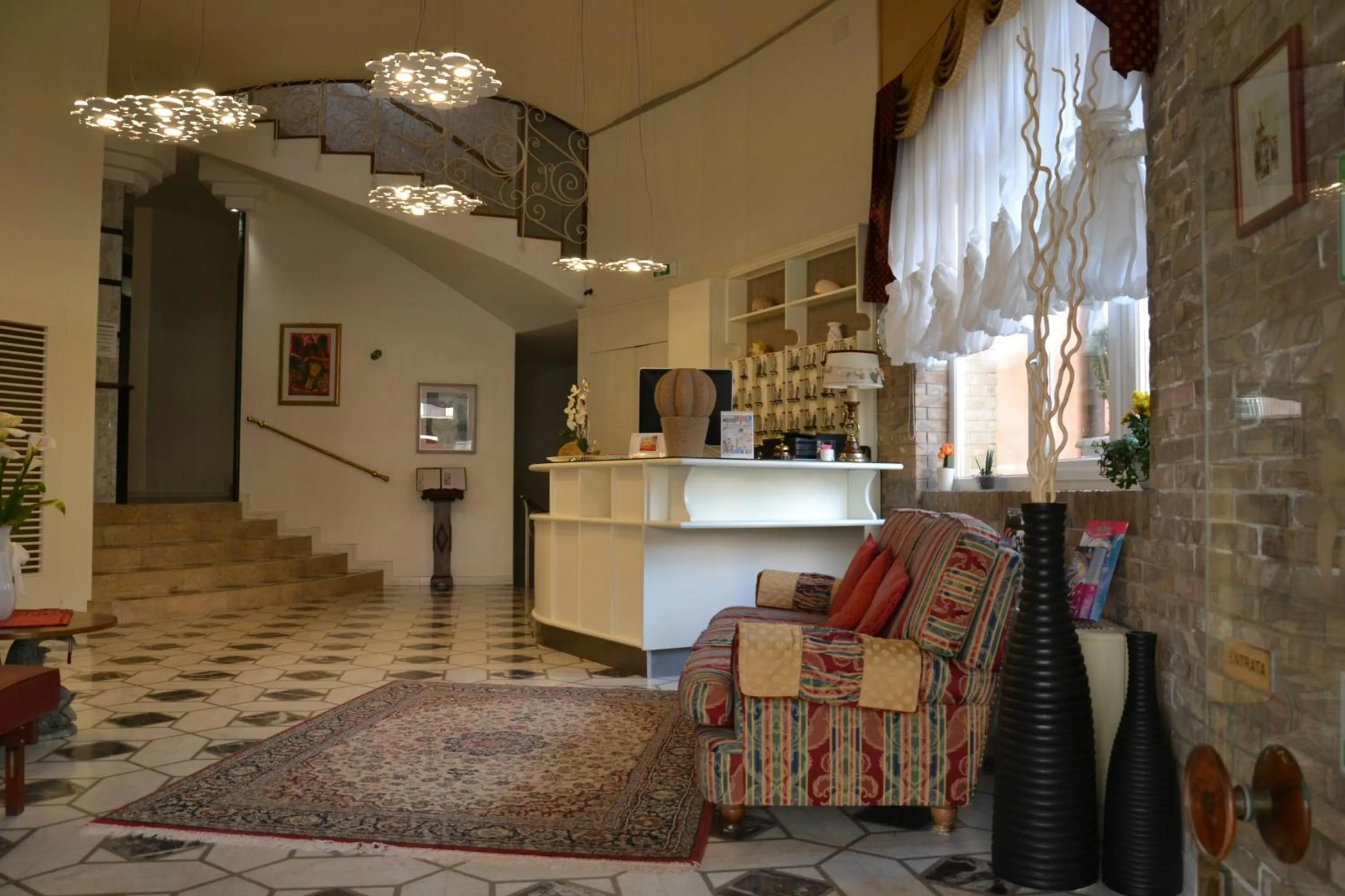 Lobby or reception in Hotel Stockholm