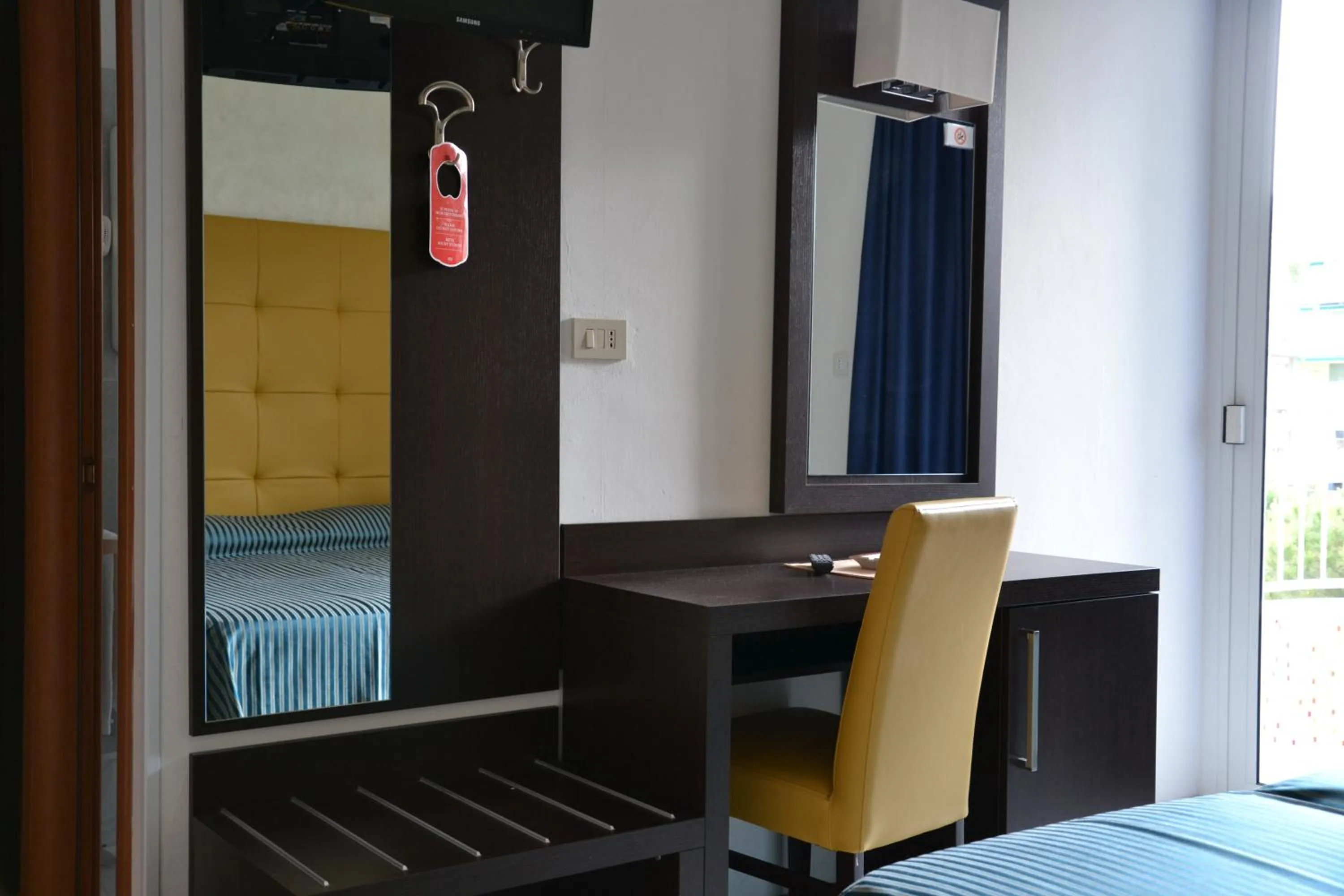 Decorative detail, Bed in Hotel Stockholm