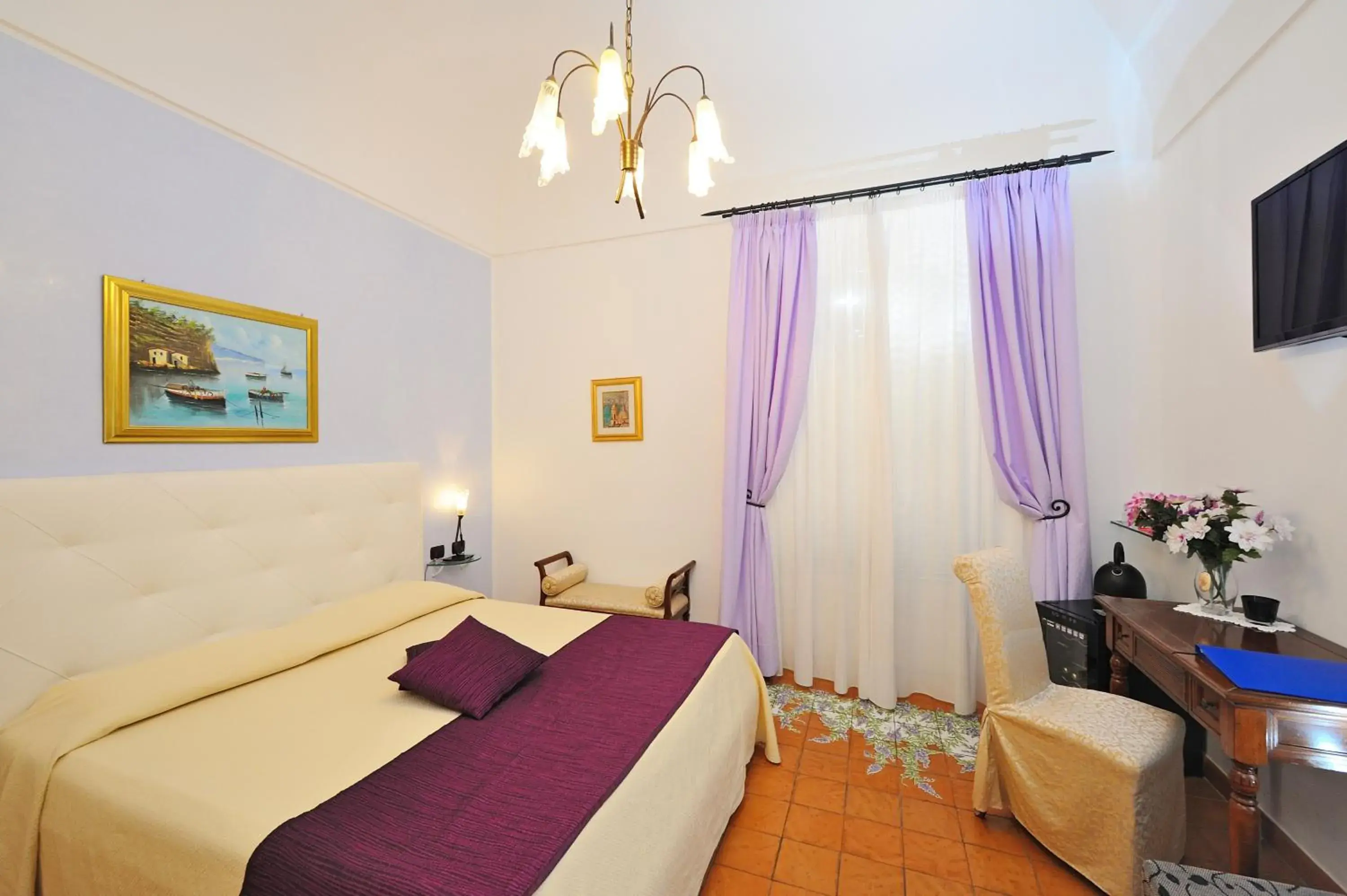 Bed in Hotel Relais Villa Annalara Bed in Hotel Relais Villa Annalara