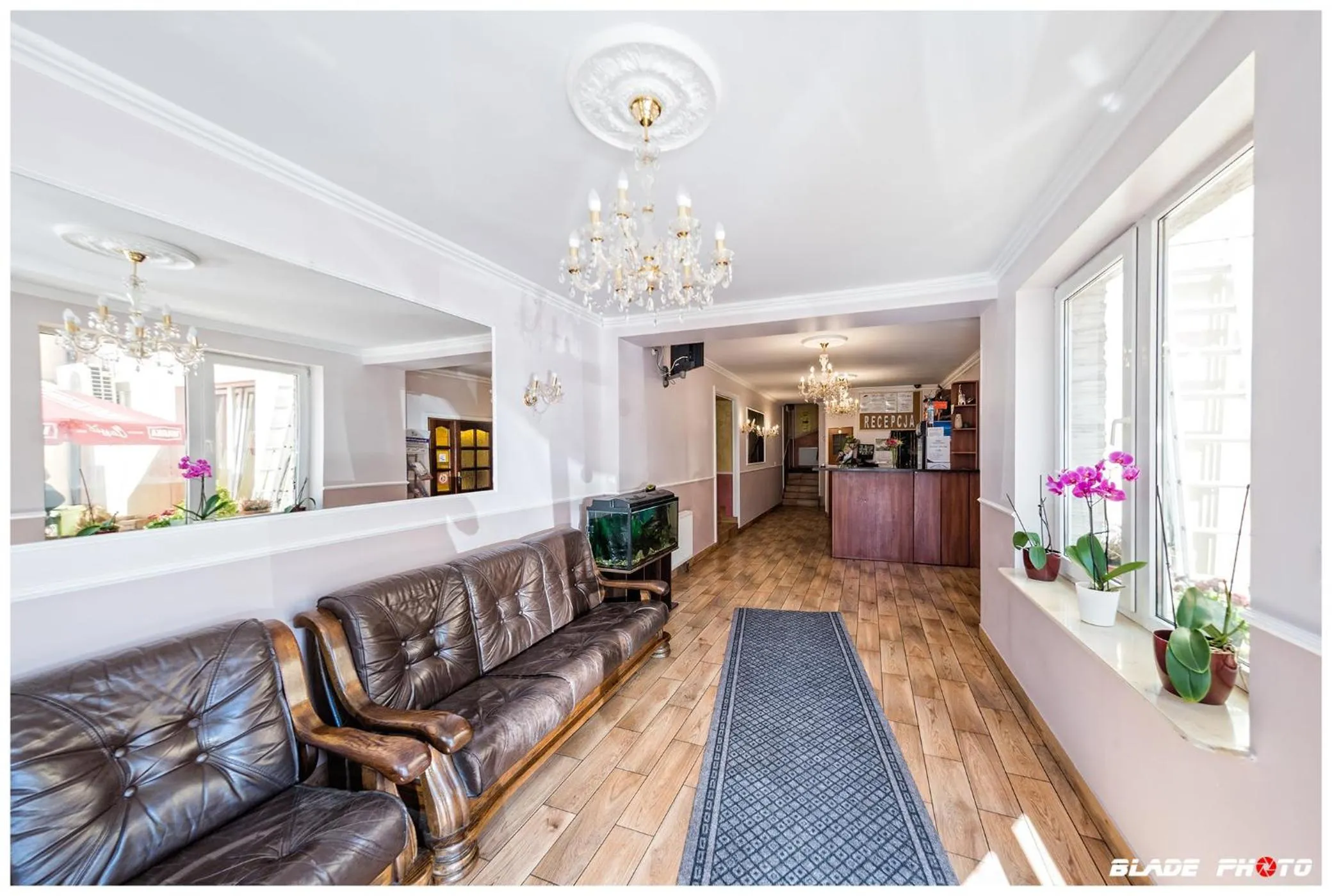 Lobby or reception in Kompleks Noclegowy Warka