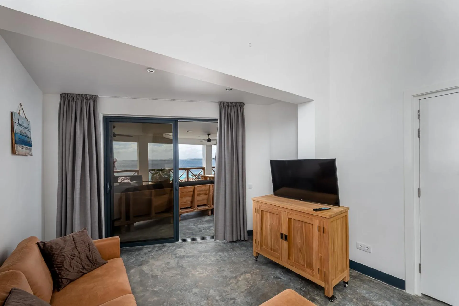 Seating area in Bloozz resort Bonaire