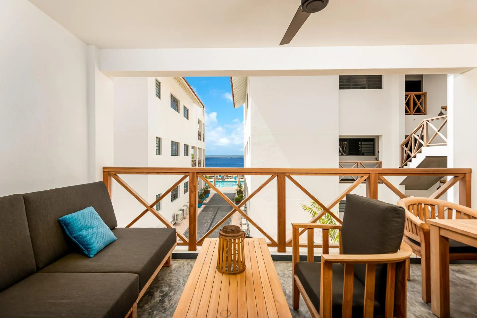 Balcony/Terrace in Bloozz resort Bonaire