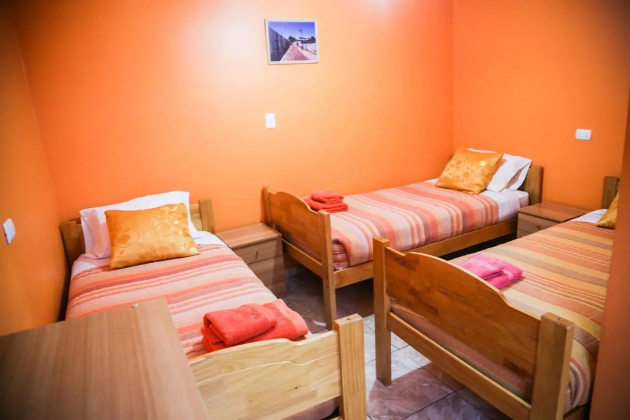 Bed in Hostal Chaxa