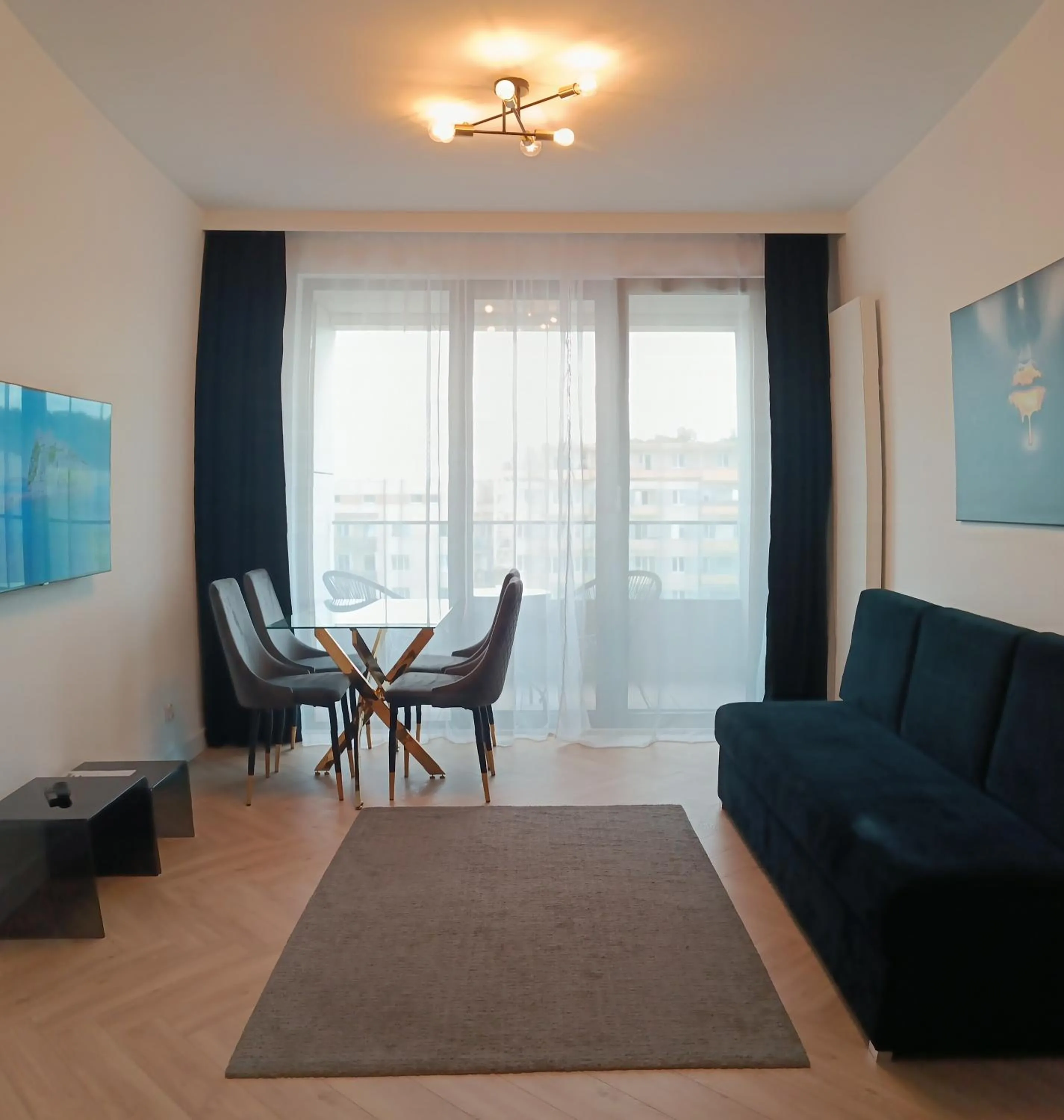Living room in Sleepy3city Plac Unii