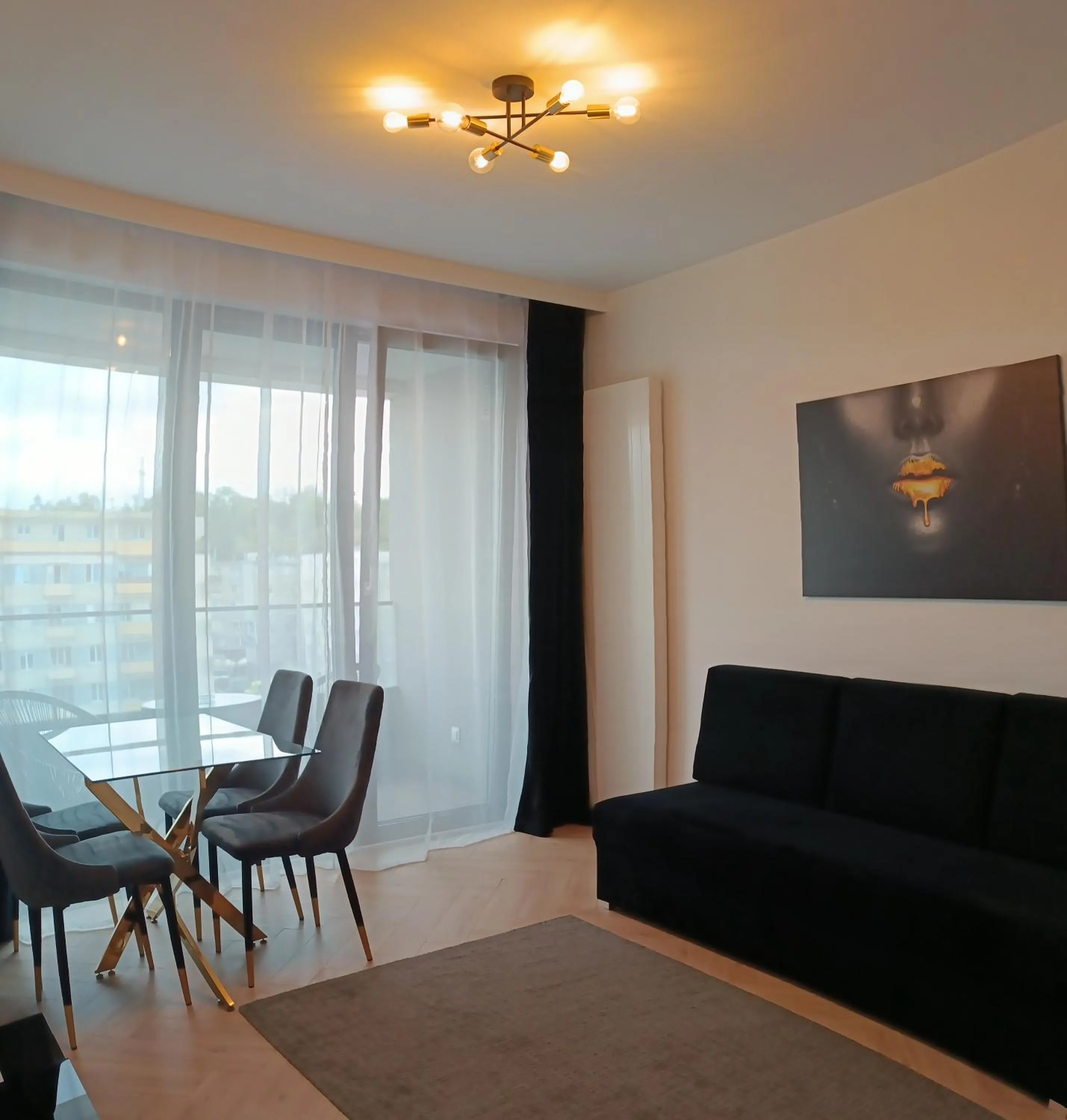 Living room in Sleepy3city Plac Unii