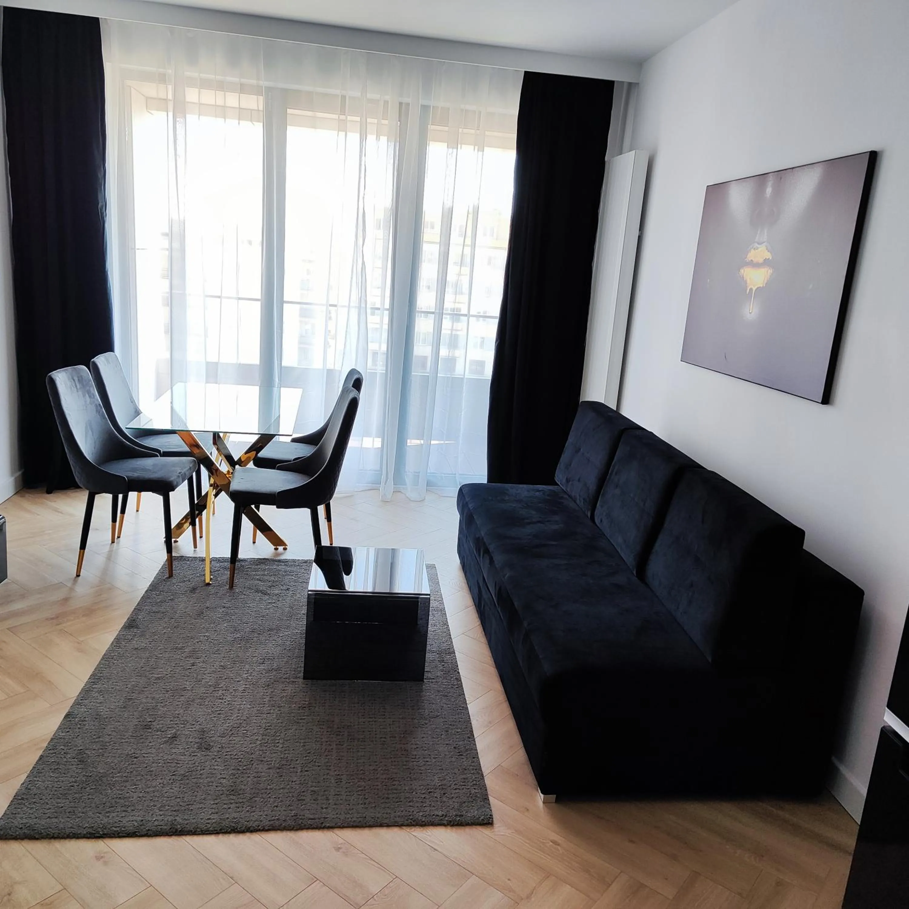 Living room in Sleepy3city Plac Unii