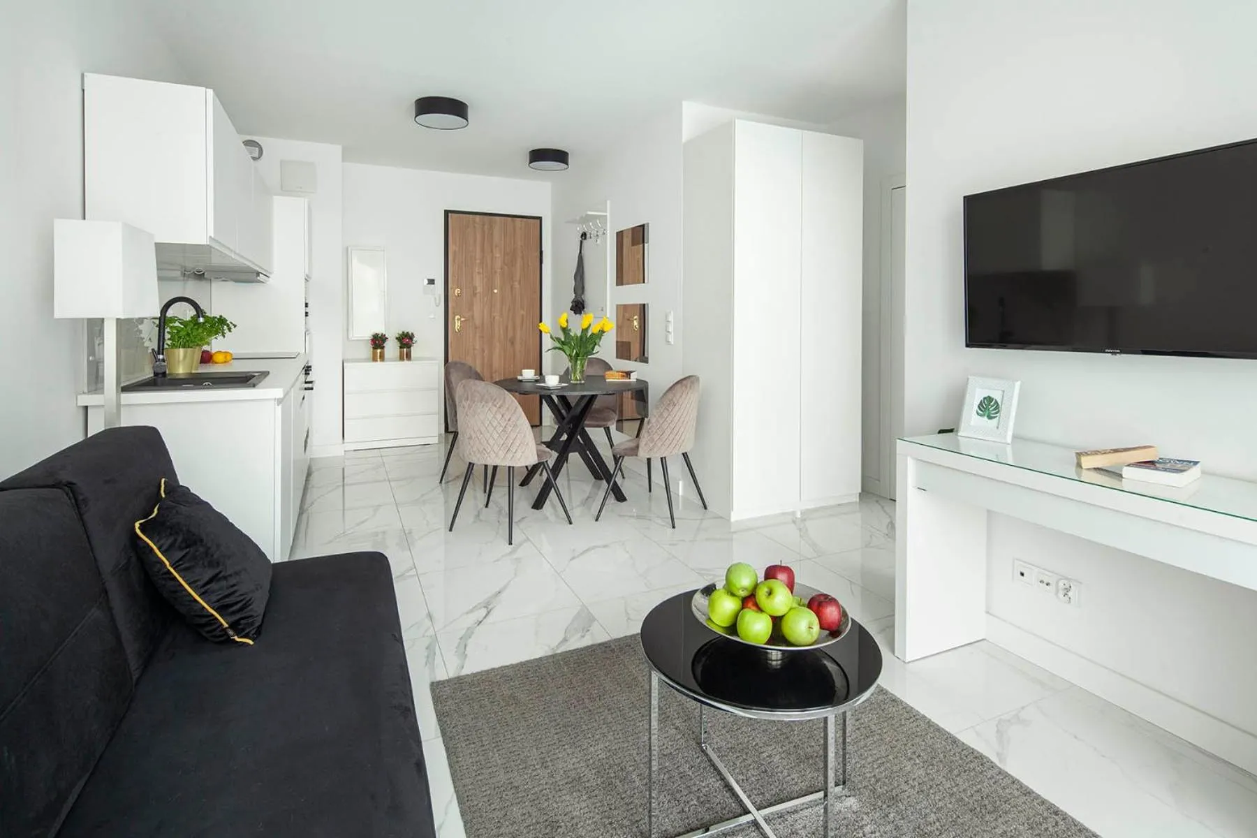 Living room in Sleepy3city Plac Unii