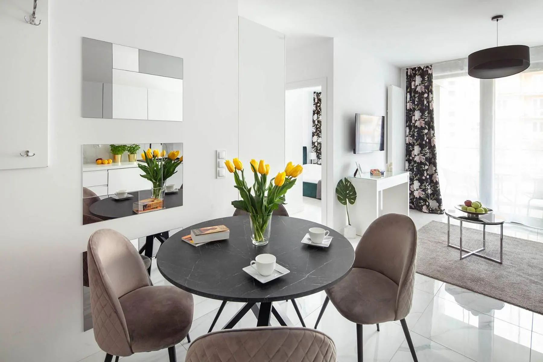 Living room in Sleepy3city Plac Unii