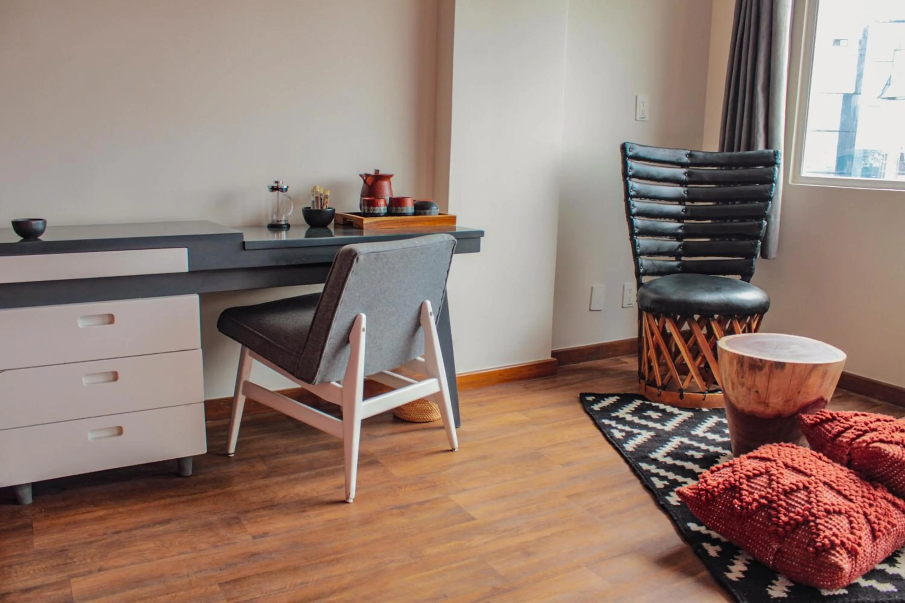 Seating area in Hotel B Urban Xaman by Fontán Reforma