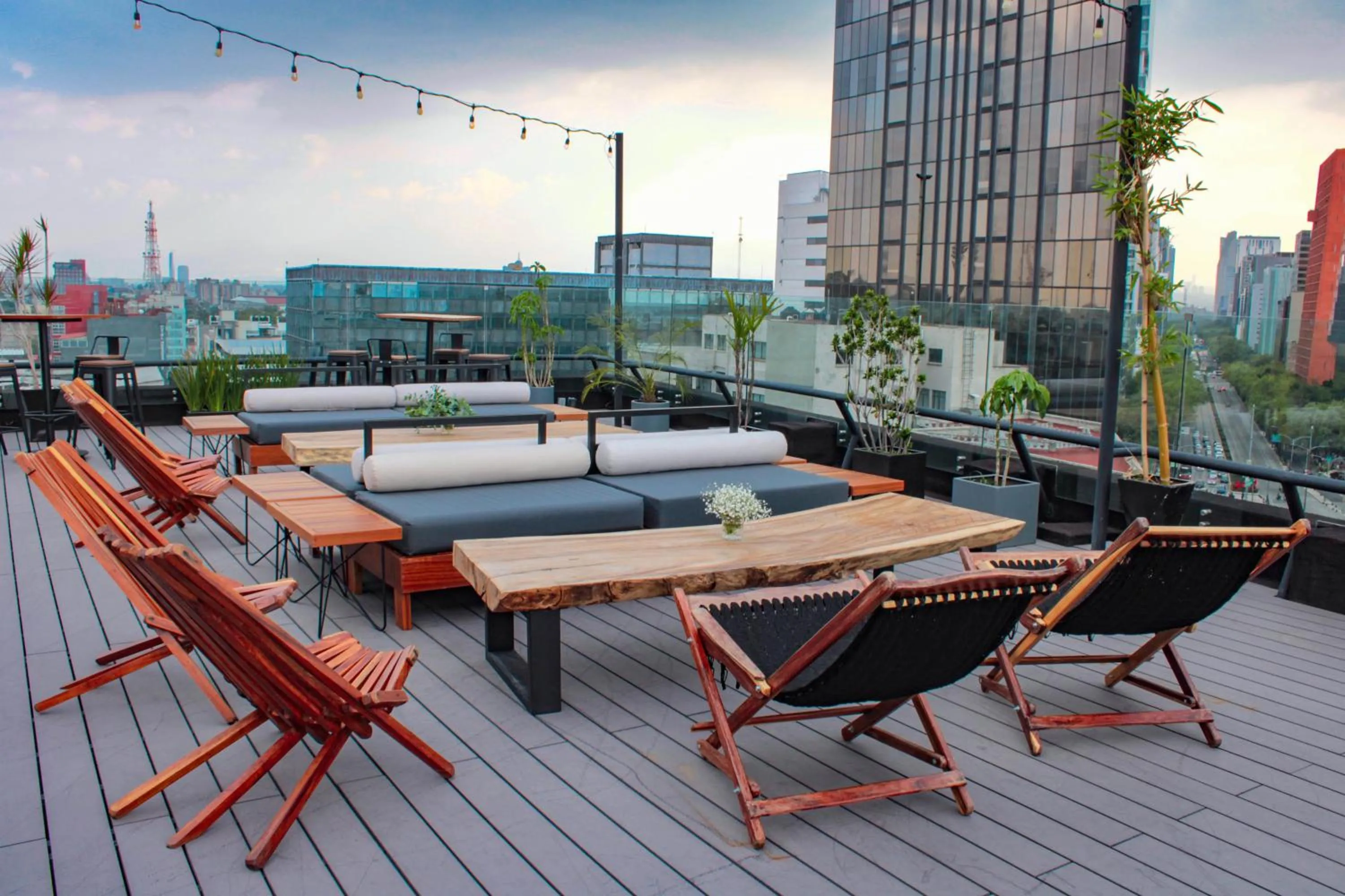 Balcony/Terrace in Hotel B Urban Xaman by Fontán Reforma