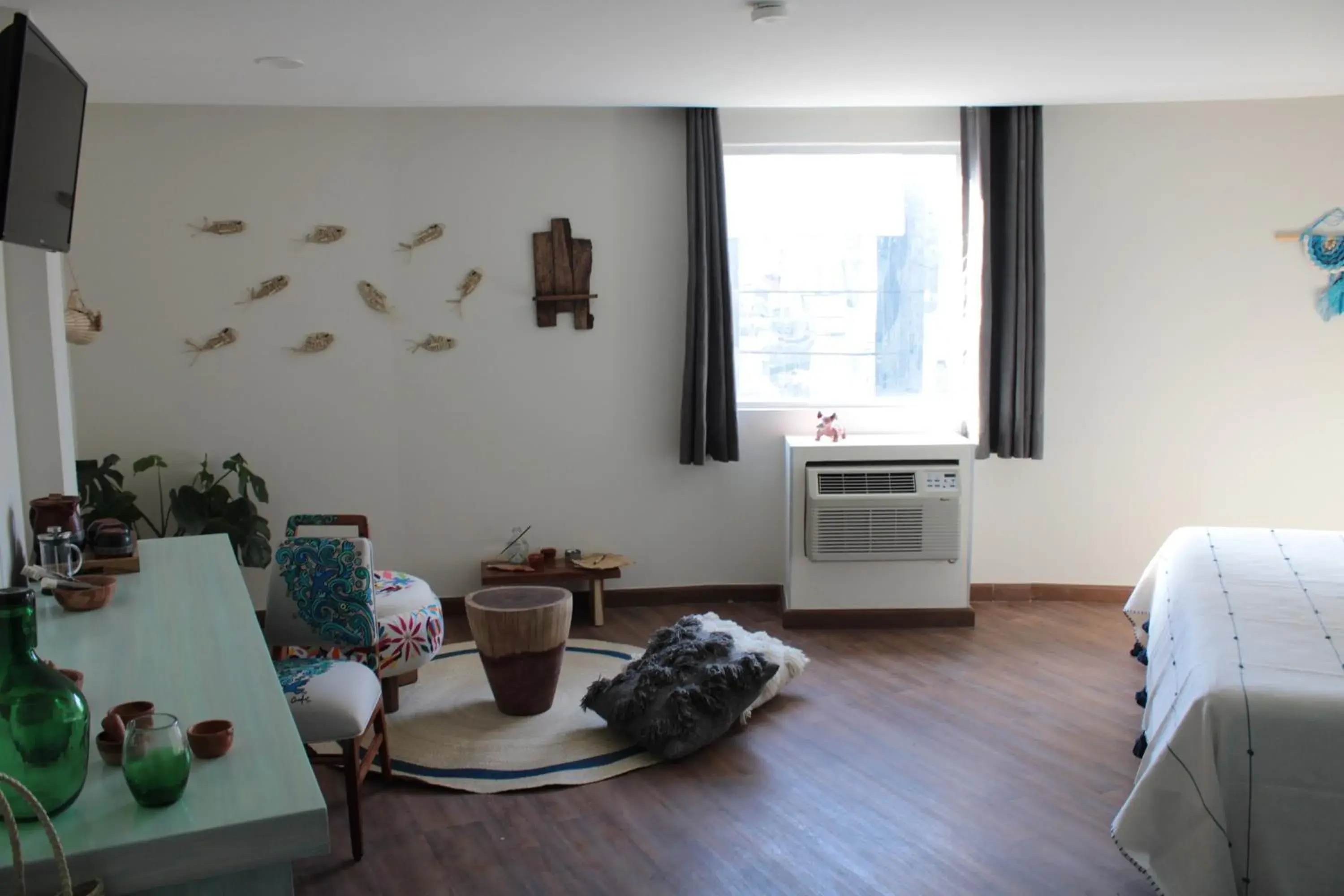 Seating area, Bed in Hotel B Urban Xaman by Fontán Reforma Seating area, Bed in Hotel B Urban Xaman by Fontán Reforma