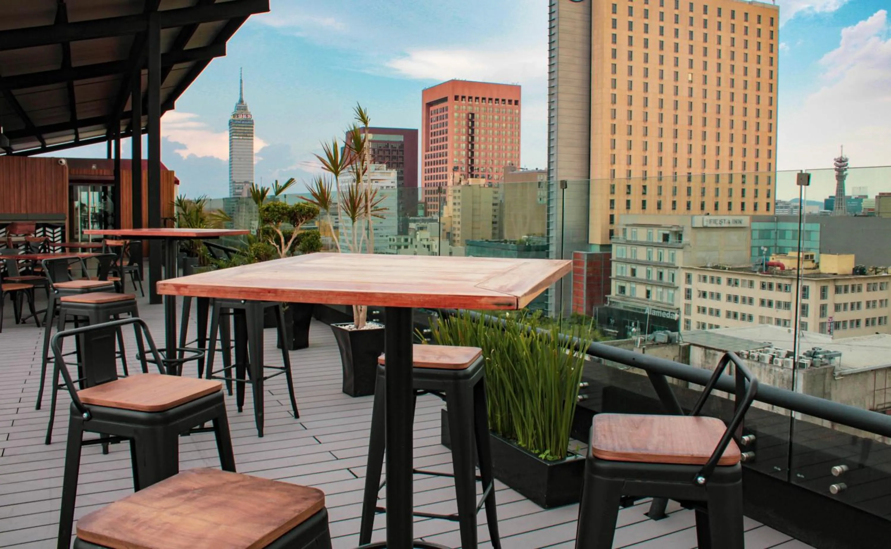 Balcony/Terrace in Hotel B Urban Xaman by Fontán Reforma