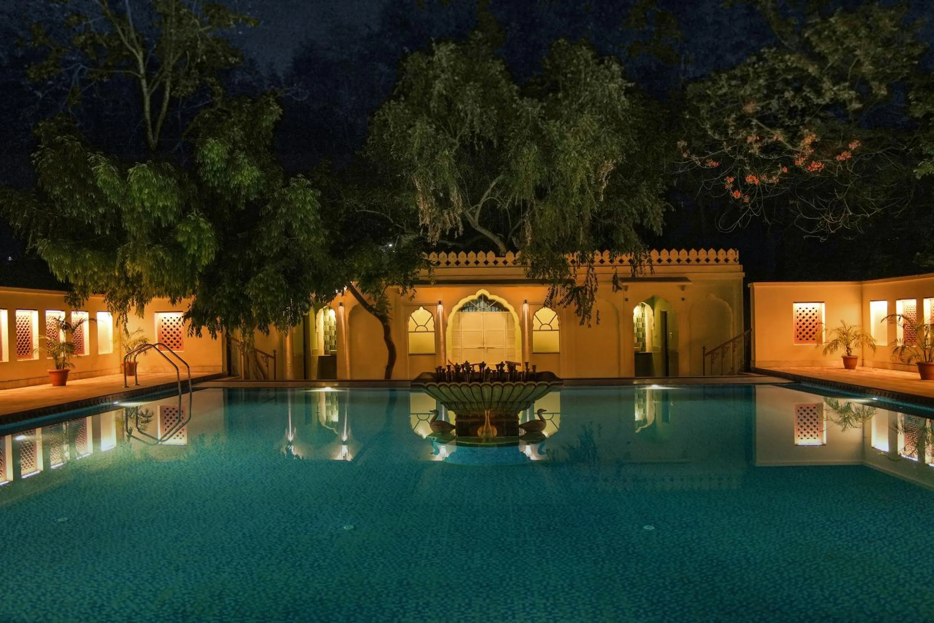 Swimming pool in Diggi Palace - A City Center Hidden Heritage Gem